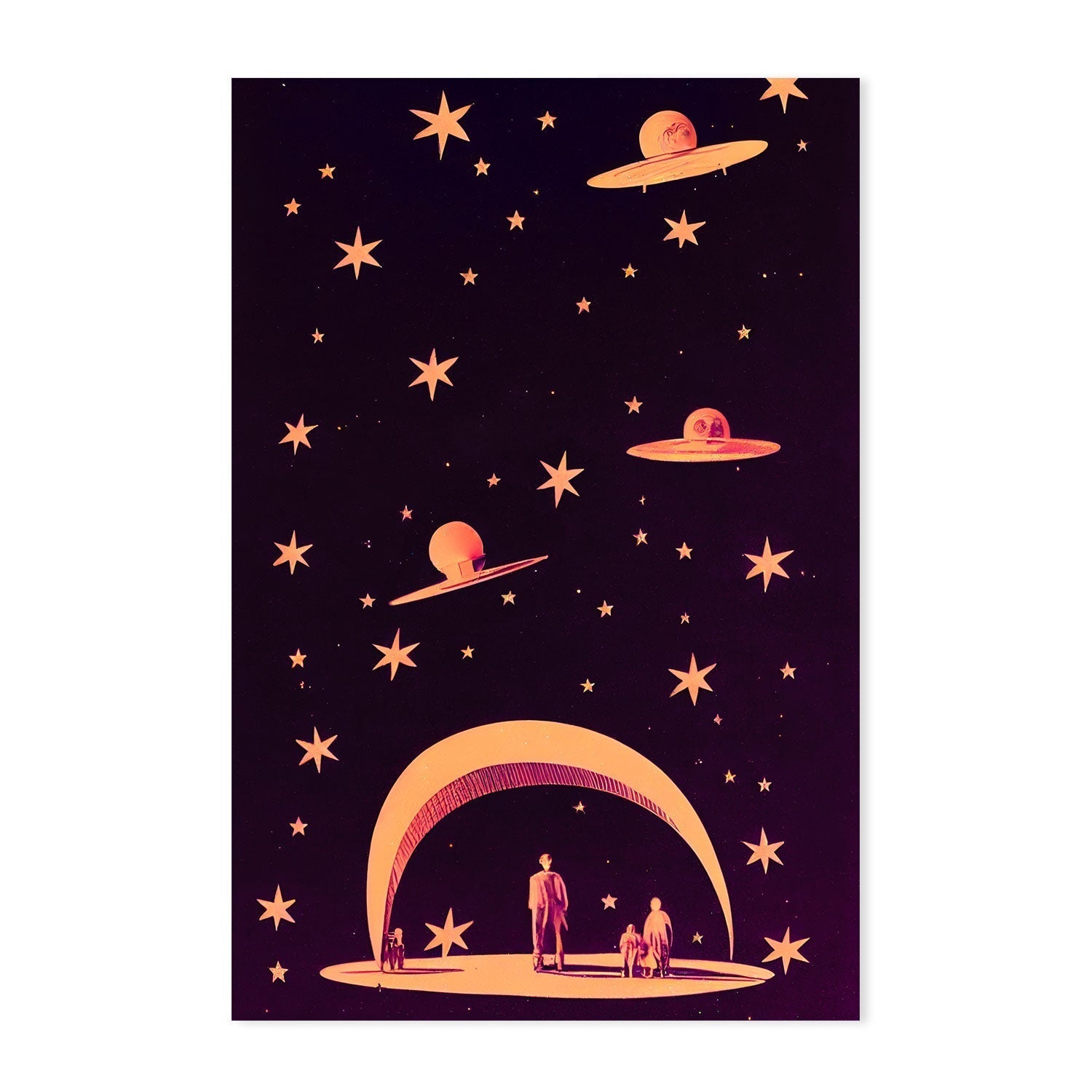 wall-art-print-canvas-poster-framed-A Galactic Dream , By Treechild-GIOIA-WALL-ART