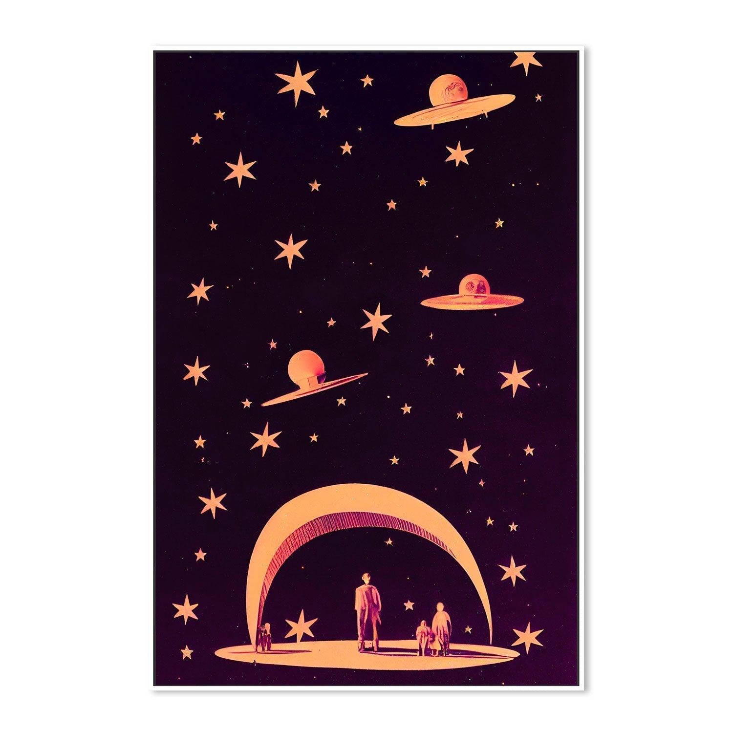 wall-art-print-canvas-poster-framed-A Galactic Dream , By Treechild-GIOIA-WALL-ART