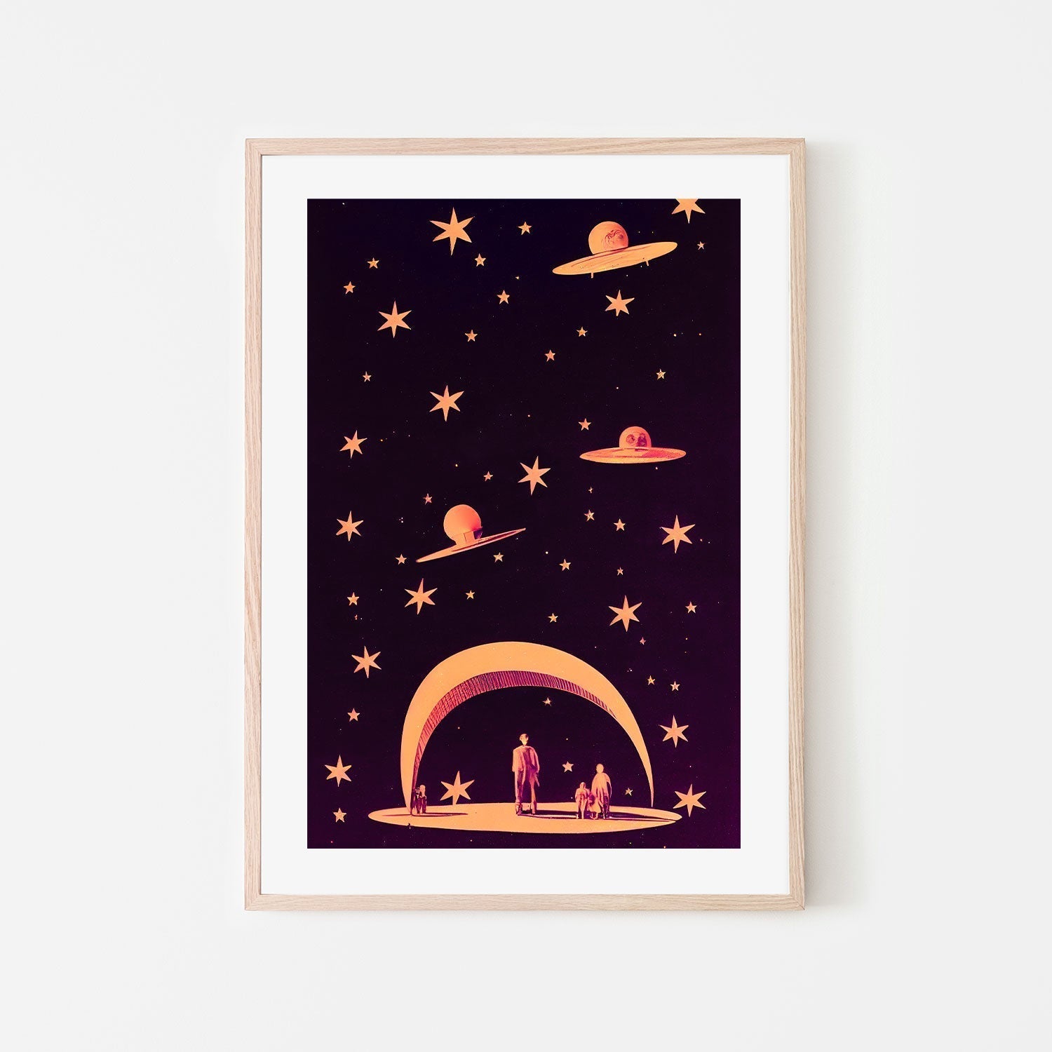 wall-art-print-canvas-poster-framed-A Galactic Dream , By Treechild-GIOIA-WALL-ART