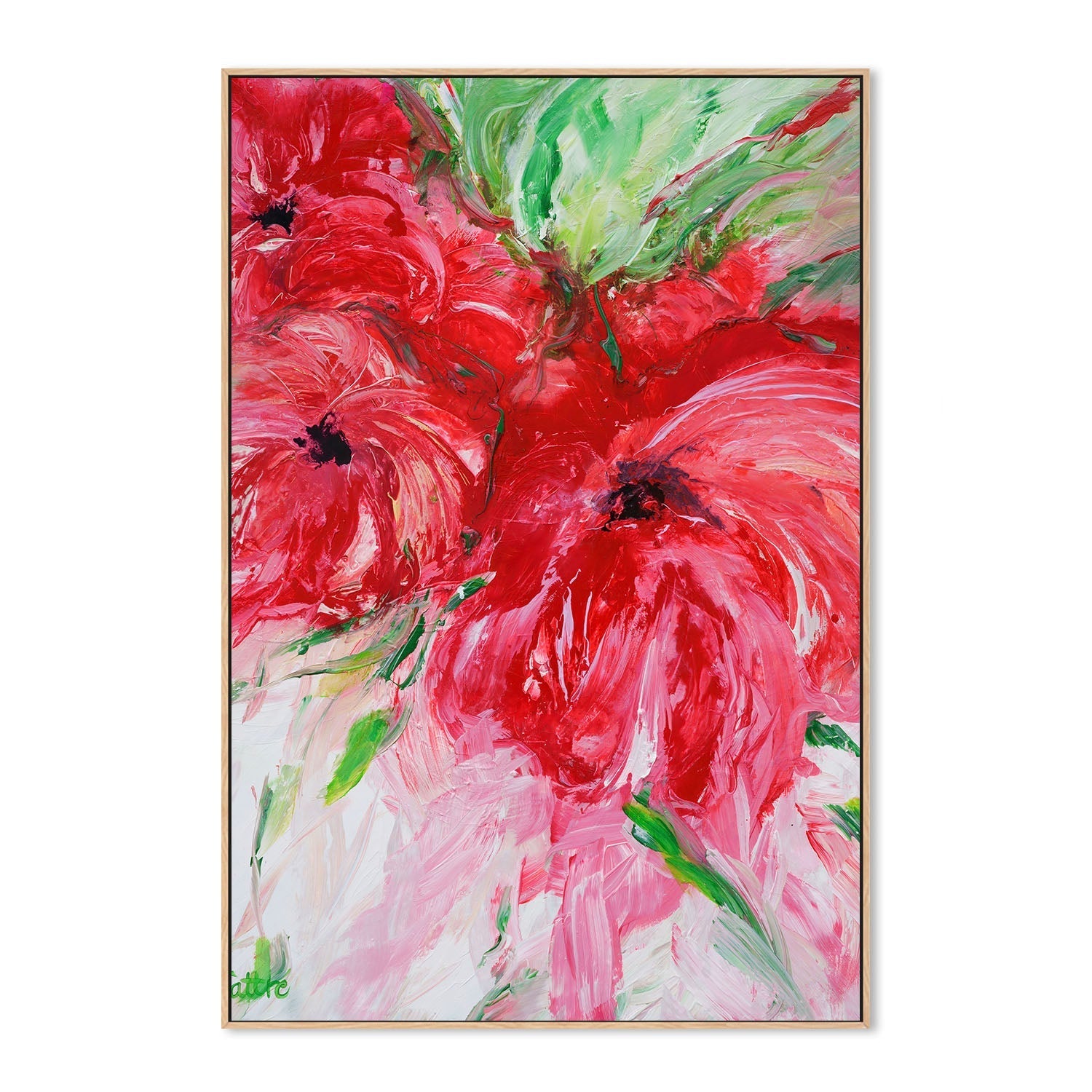 wall-art-print-canvas-poster-framed-A Garden Full Of Love , By Françoise Wattré-4