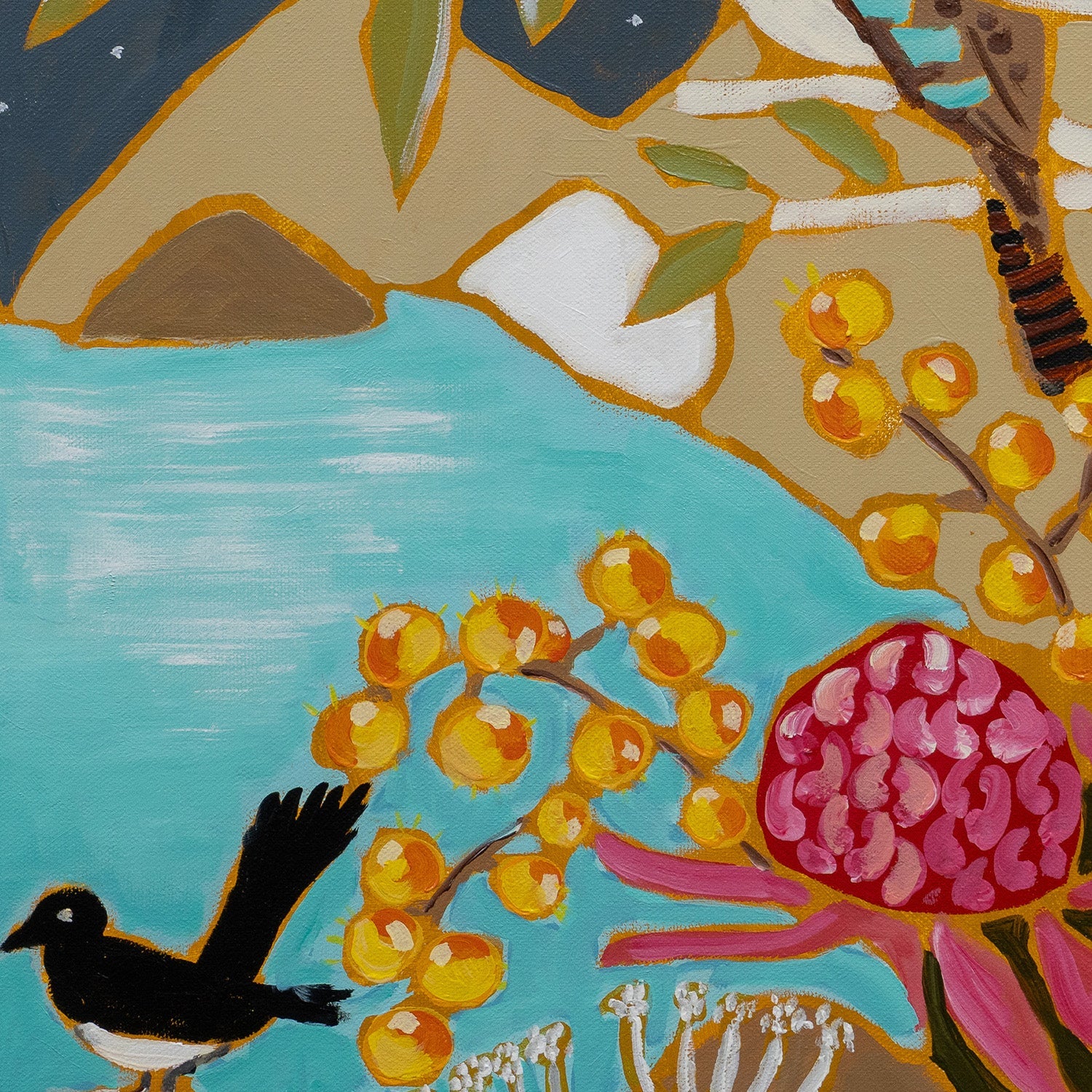 wall-art-print-canvas-poster-framed-A Moonlit Night-11