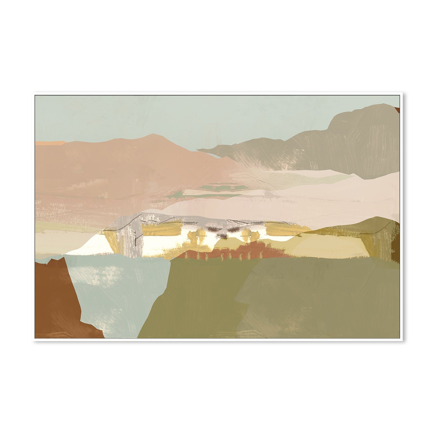 wall-art-print-canvas-poster-framed-A Pink Sandy Dunes , Style B, By Cartissi , By cartissi-5