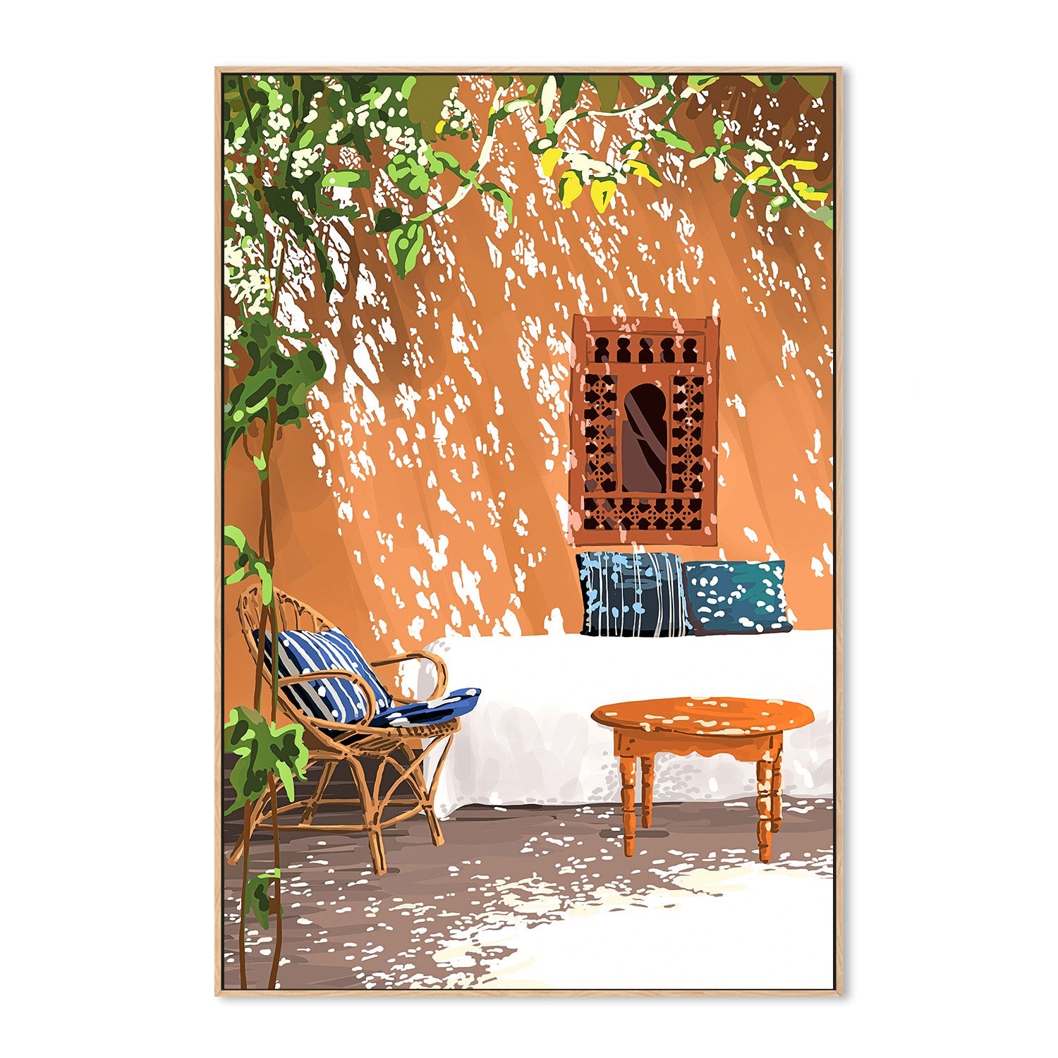 wall-art-print-canvas-poster-framed-A Relaxed Afternoon-4