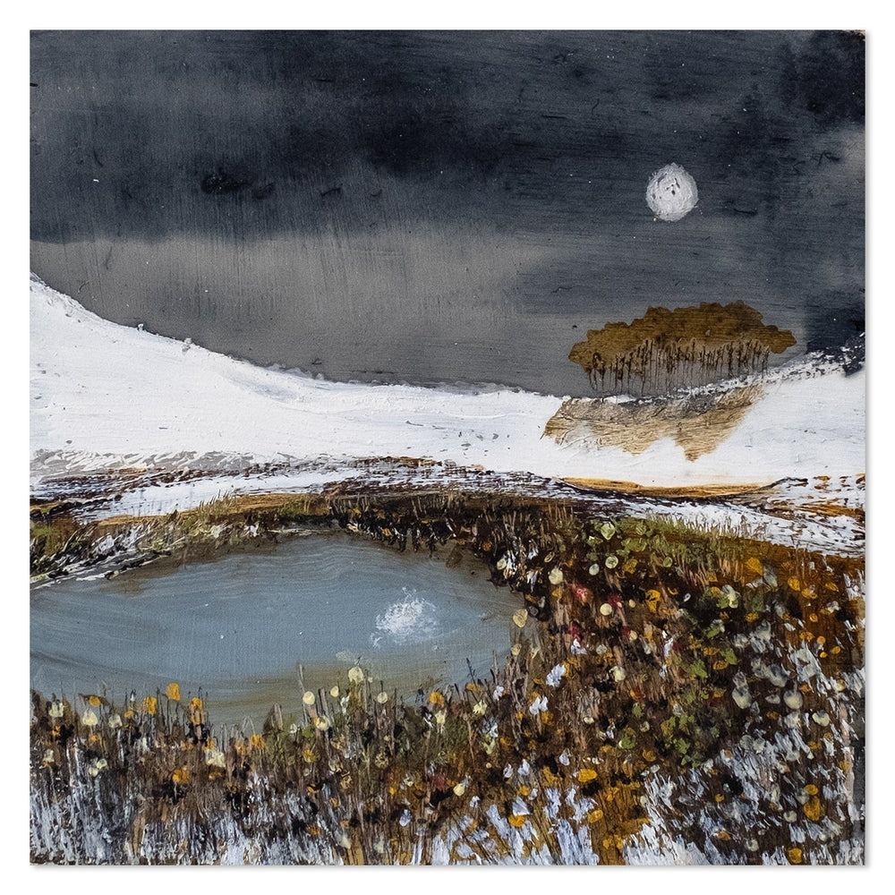 wall-art-print-canvas-poster-framed-A Tranquil Moon-by-Louise O'hara-Gioia Wall Art