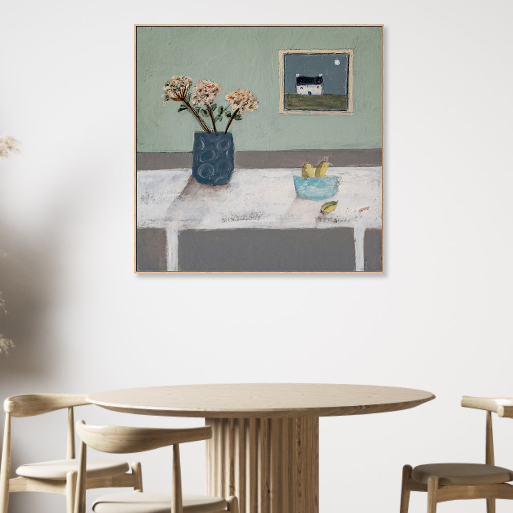 wall-art-print-canvas-poster-framed-A View From The Table , By Louise O'hara-2