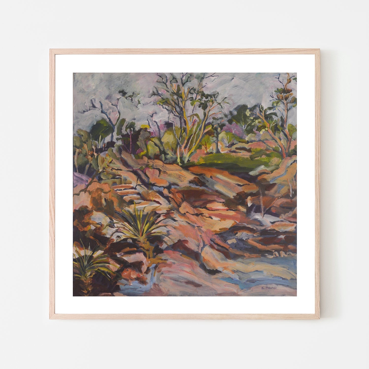 wall-art-print-canvas-poster-framed-A Walk At The Pass , By Christine Read-6