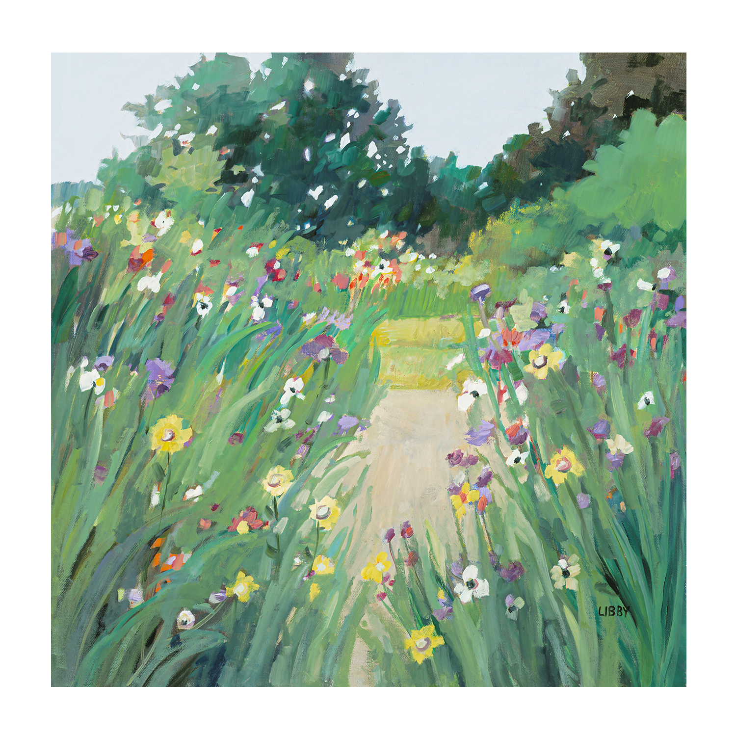 wall-art-print-canvas-poster-framed-A Walk In The Park , By Libby Anderson-1