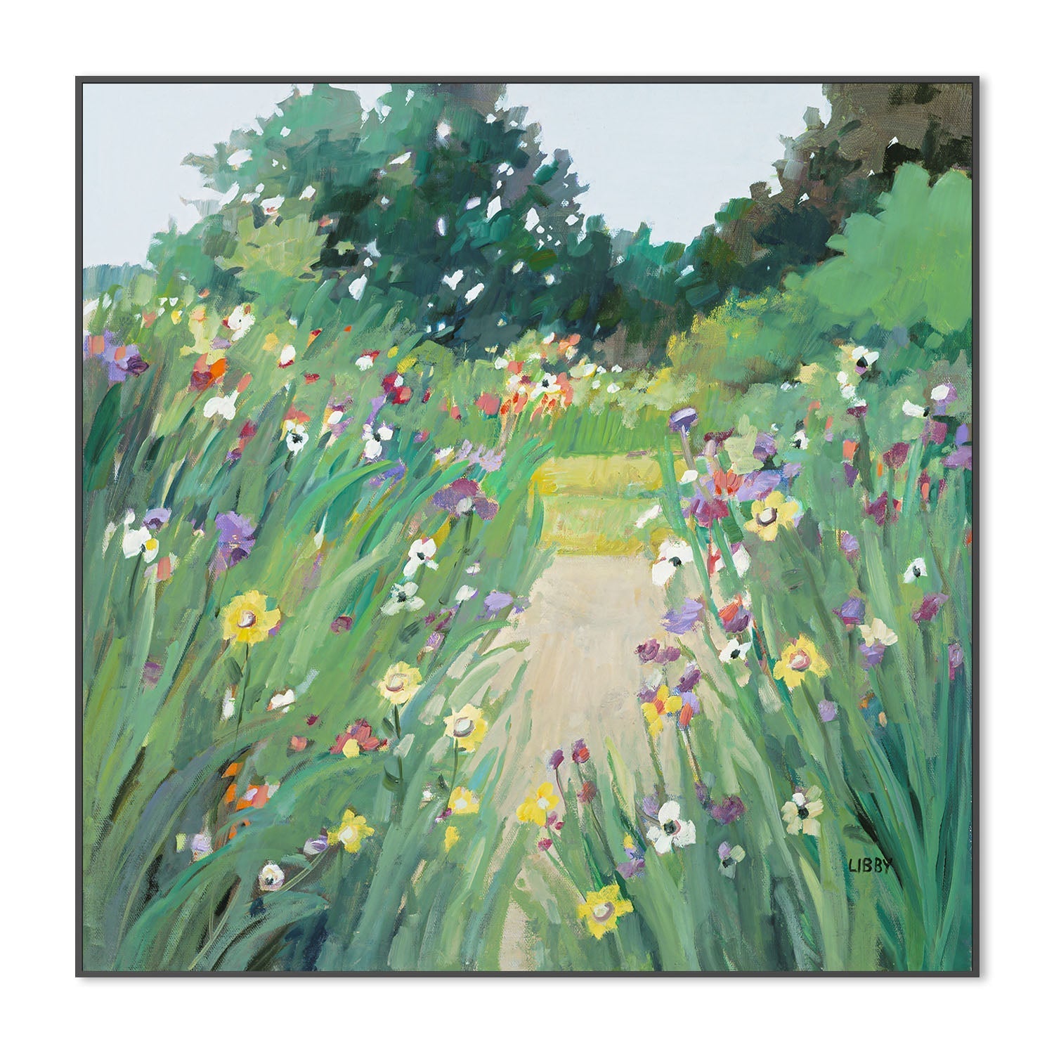 wall-art-print-canvas-poster-framed-A Walk In The Park , By Libby Anderson-3