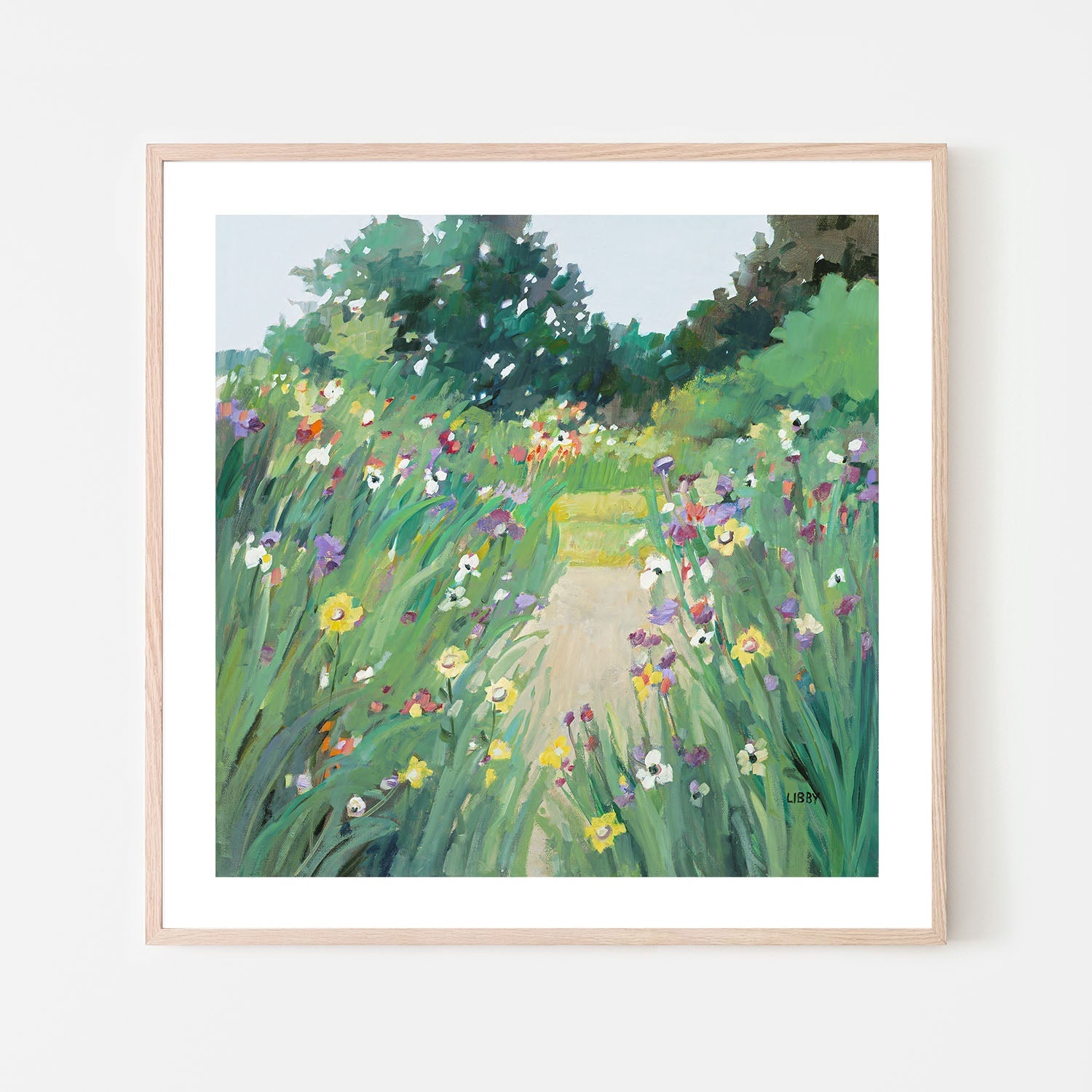 wall-art-print-canvas-poster-framed-A Walk In The Park , By Libby Anderson-6