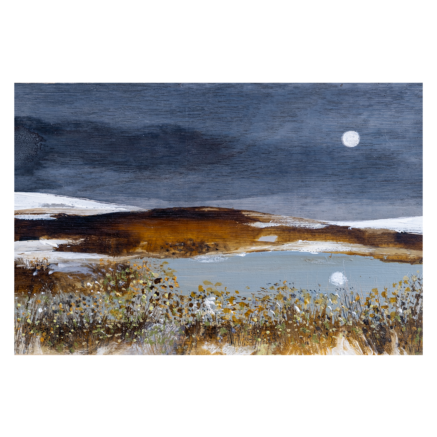 wall-art-print-canvas-poster-framed-A Winters Reflection , By Louise O'Hara-1