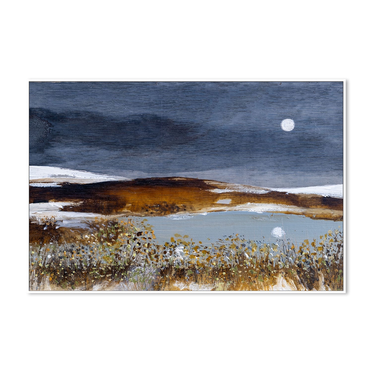 wall-art-print-canvas-poster-framed-A Winters Reflection , By Louise O'Hara-5