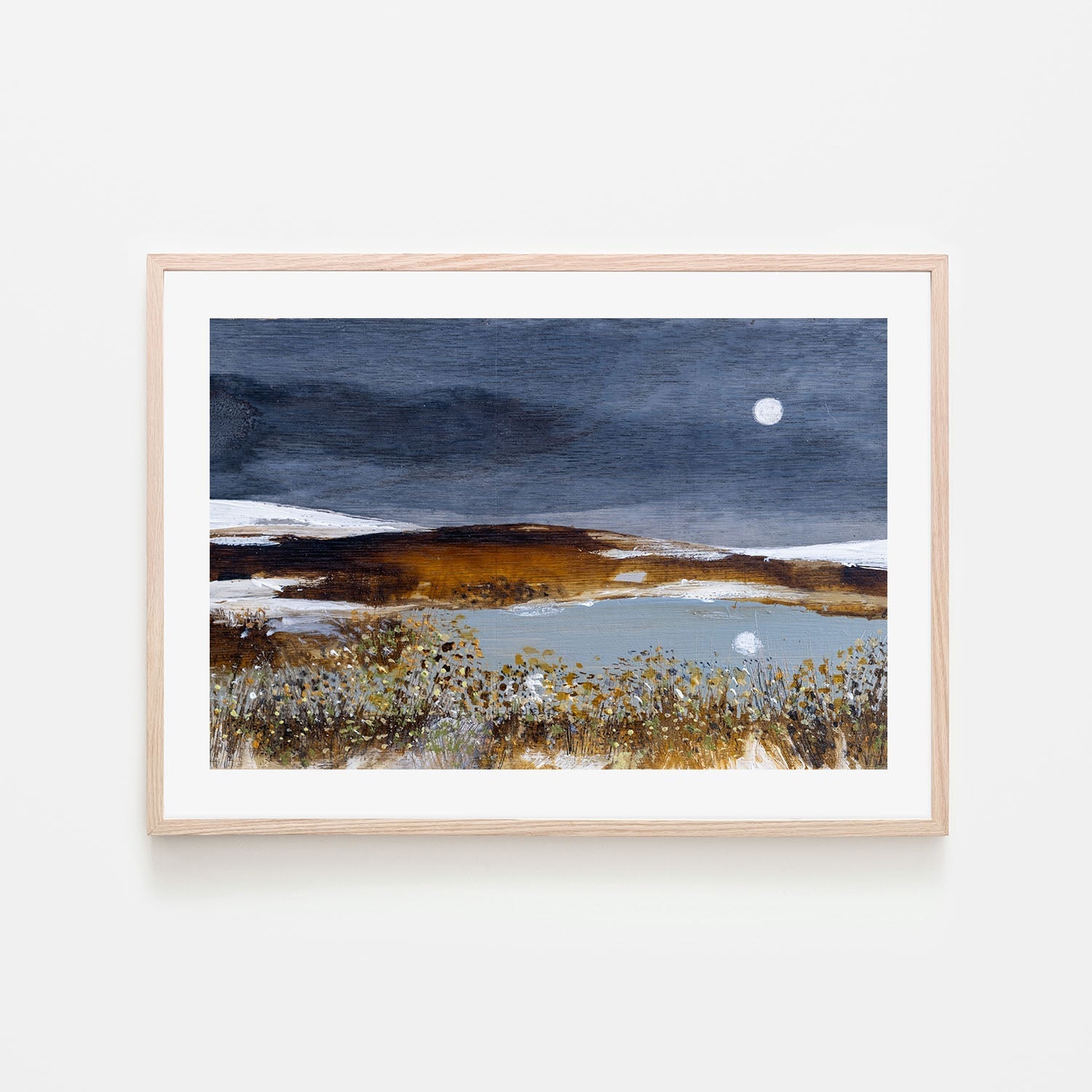 wall-art-print-canvas-poster-framed-A Winters Reflection , By Louise O'Hara-6