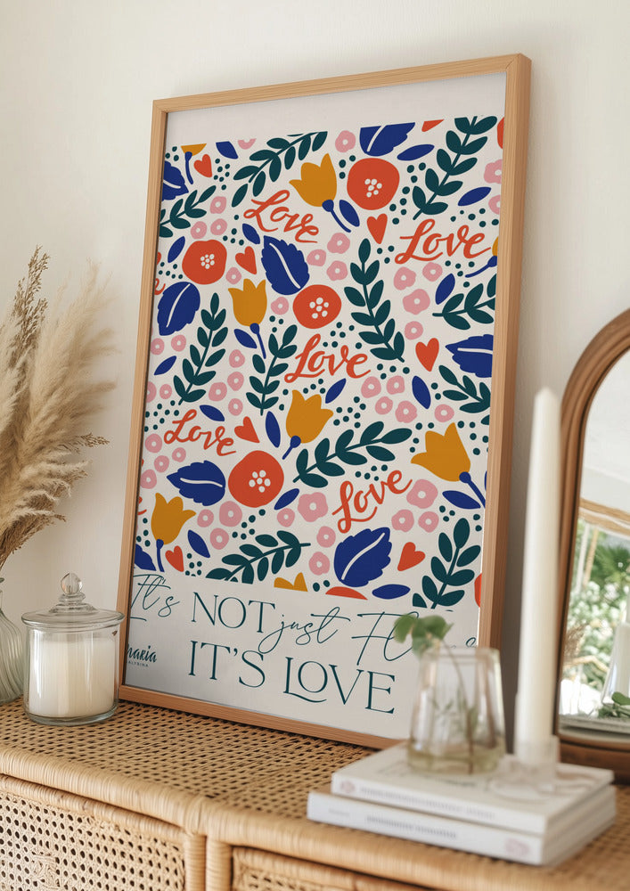 wall-art-print-canvas-poster-framed-About Love Tiny Flowers-11