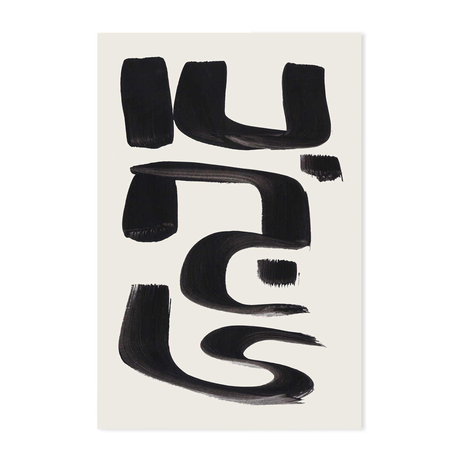 wall-art-print-canvas-poster-framed-Abstract Arabic , By Ejaaz Haniff-GIOIA-WALL-ART