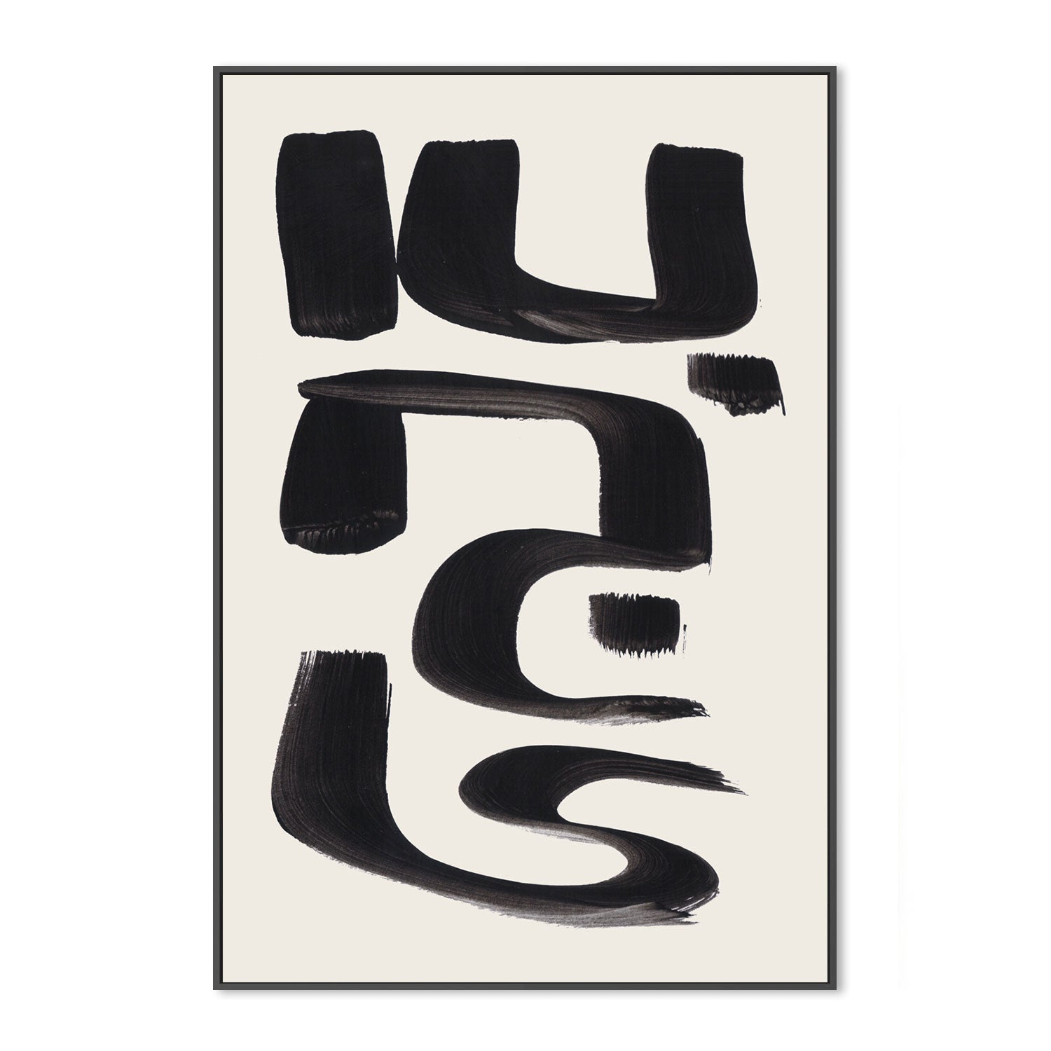 wall-art-print-canvas-poster-framed-Abstract Arabic , By Ejaaz Haniff-GIOIA-WALL-ART