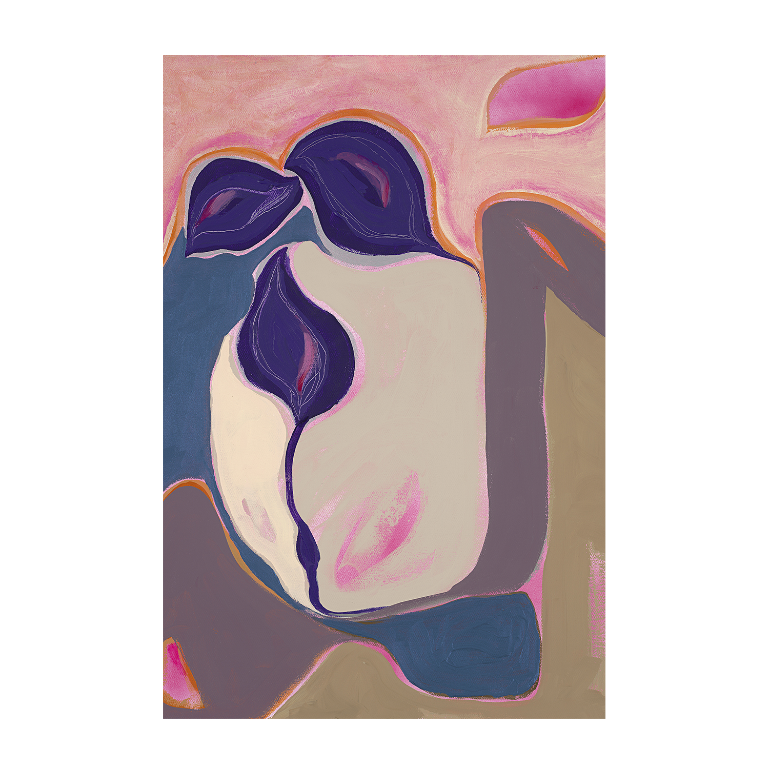 wall-art-print-canvas-poster-framed-Abstract Bloom, Style A , By Lynda Skye-1