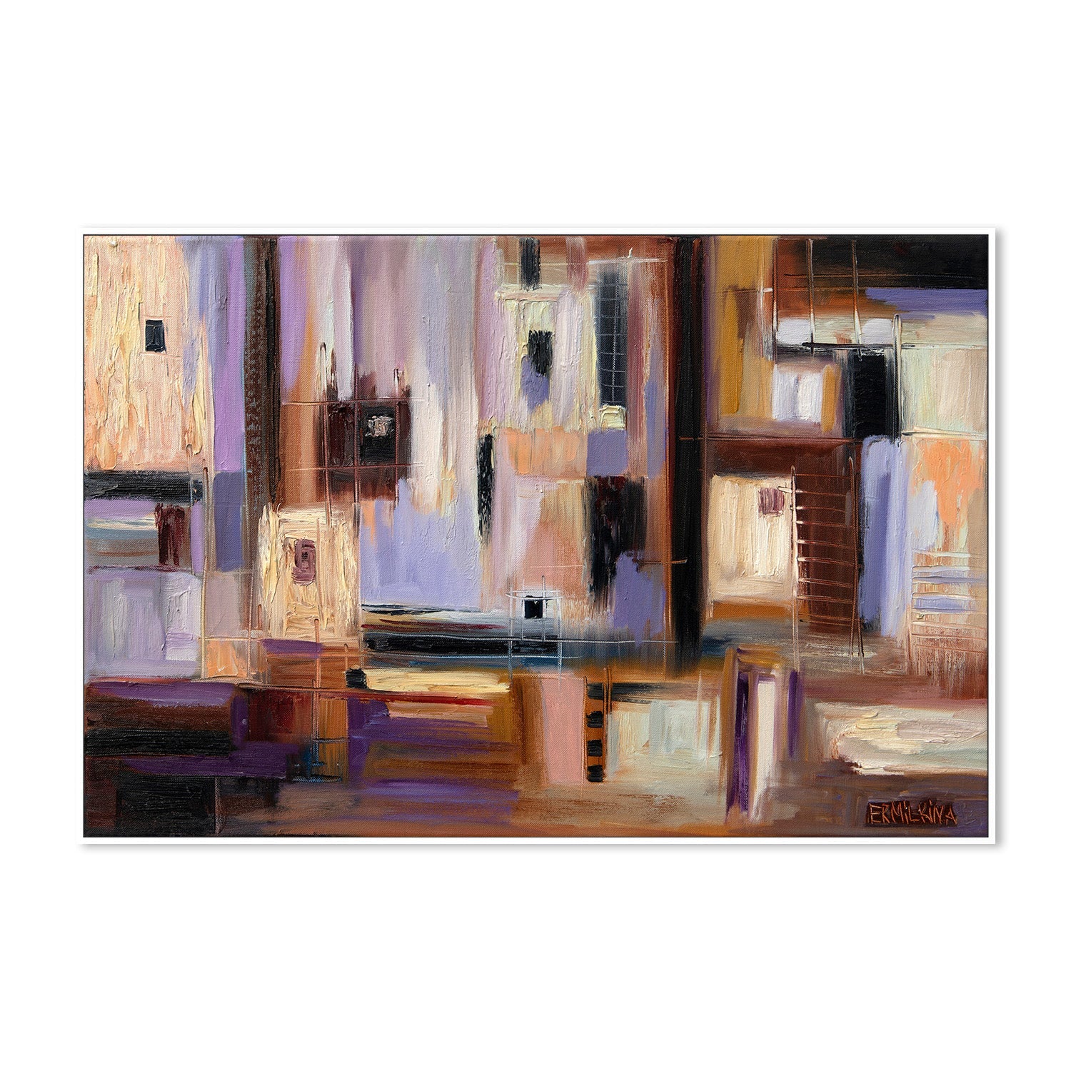 wall-art-print-canvas-poster-framed-Abstract City-5