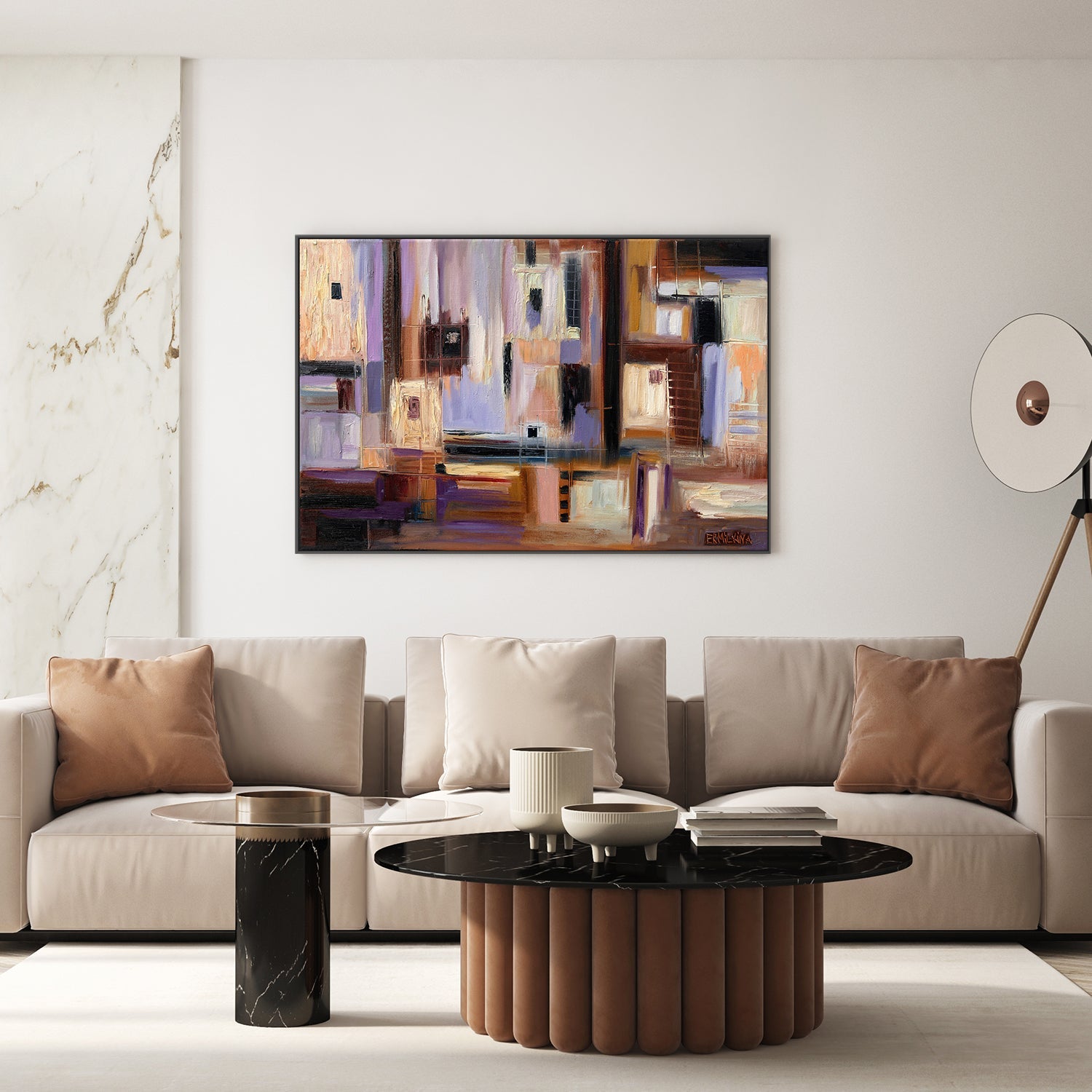 wall-art-print-canvas-poster-framed-Abstract City-7