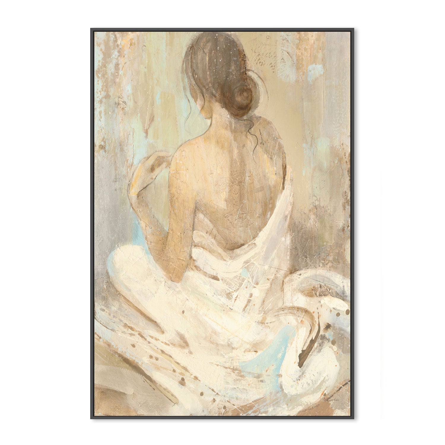 wall-art-print-canvas-poster-framed-Abstract Figure, Style B , By Albena Hristova-GIOIA-WALL-ART