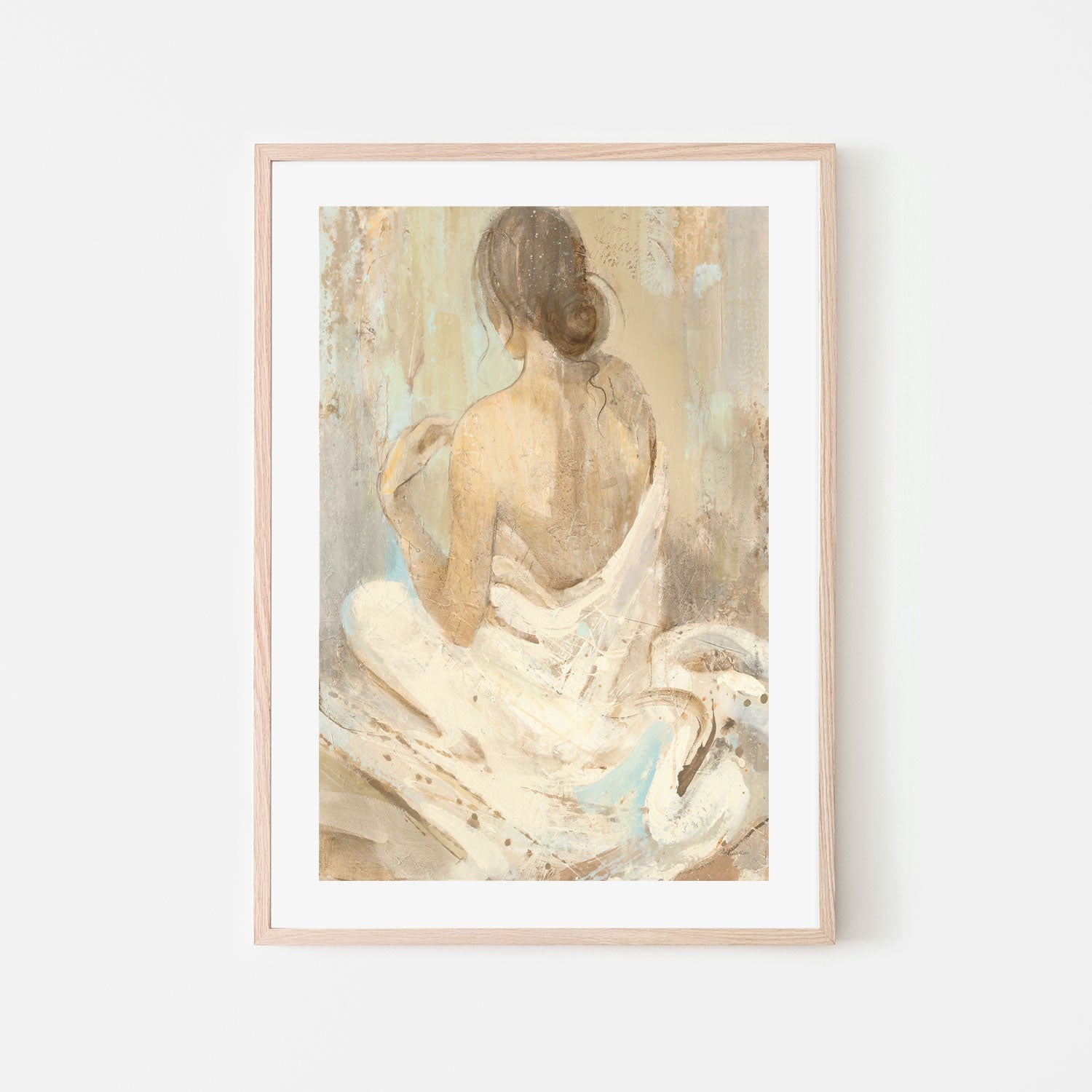 wall-art-print-canvas-poster-framed-Abstract Figure, Style B , By Albena Hristova-GIOIA-WALL-ART