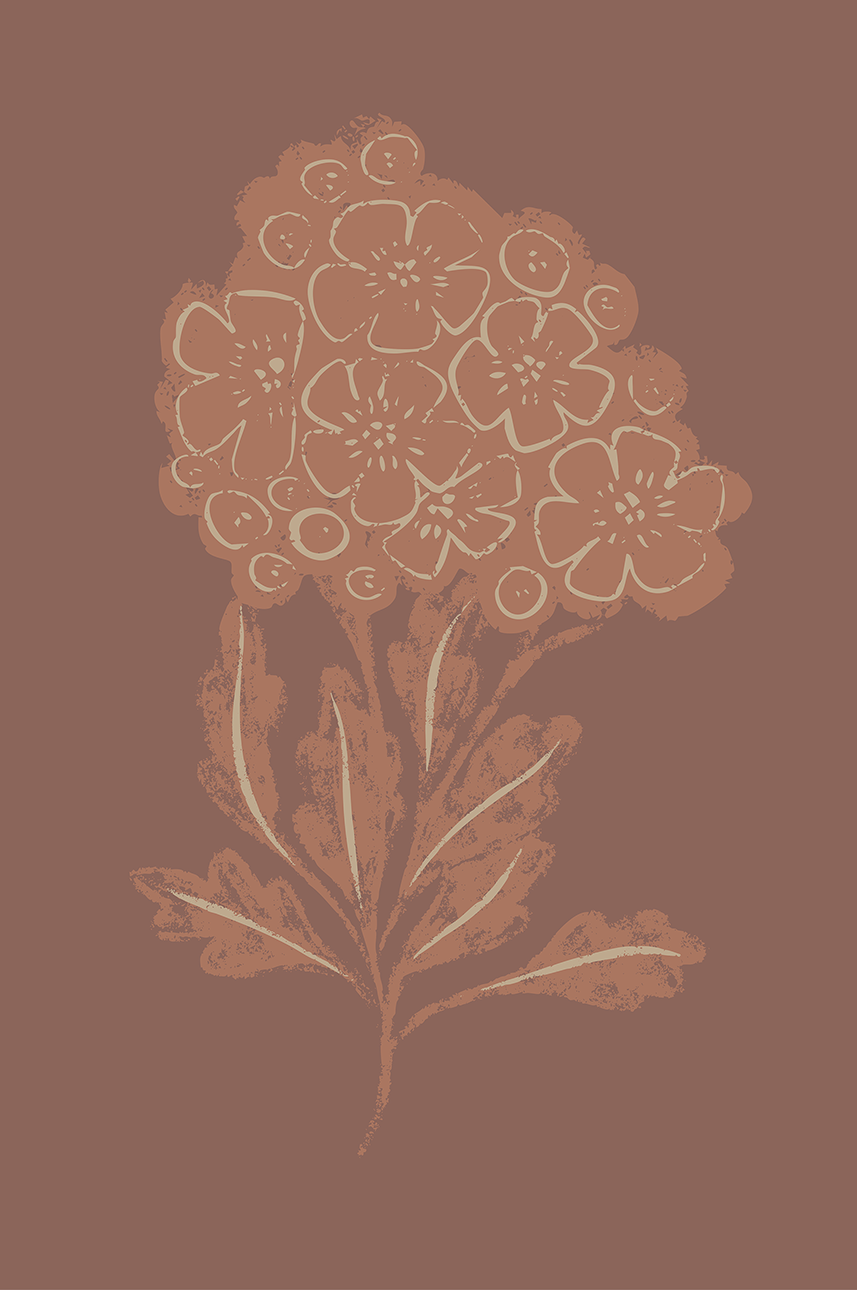 wall-art-print-canvas-poster-framed-Abstract Foliage Art & Mocha Bloom, Set Of 2 , By Nikita Jariwala-9