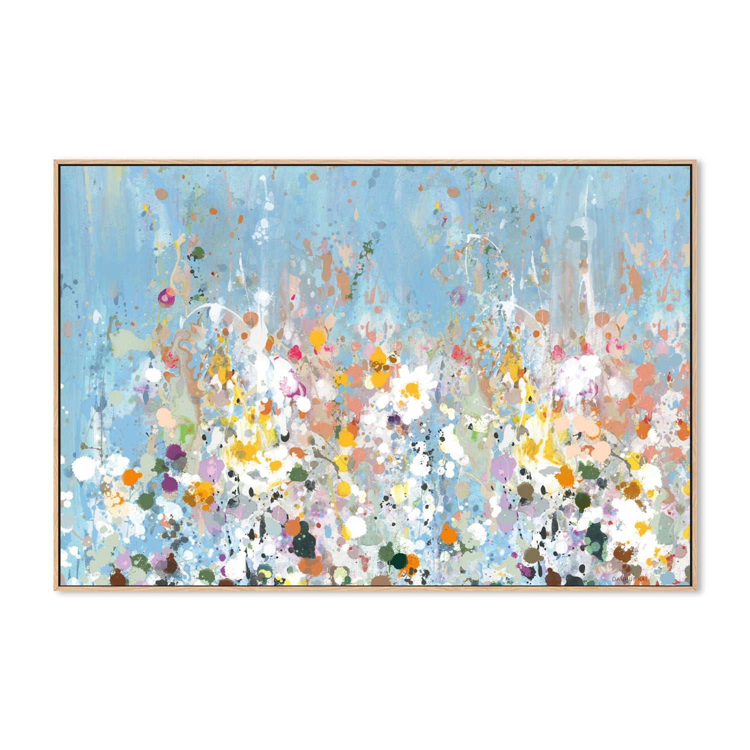 wall-art-print-canvas-poster-framed-Abstract Garden, Style A-4