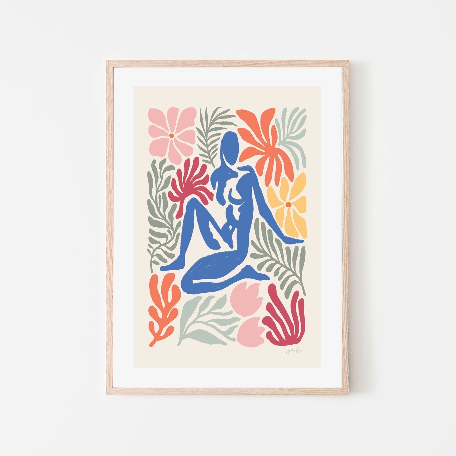 wall-art-print-canvas-poster-framed-Abstract Garden, Style A-6