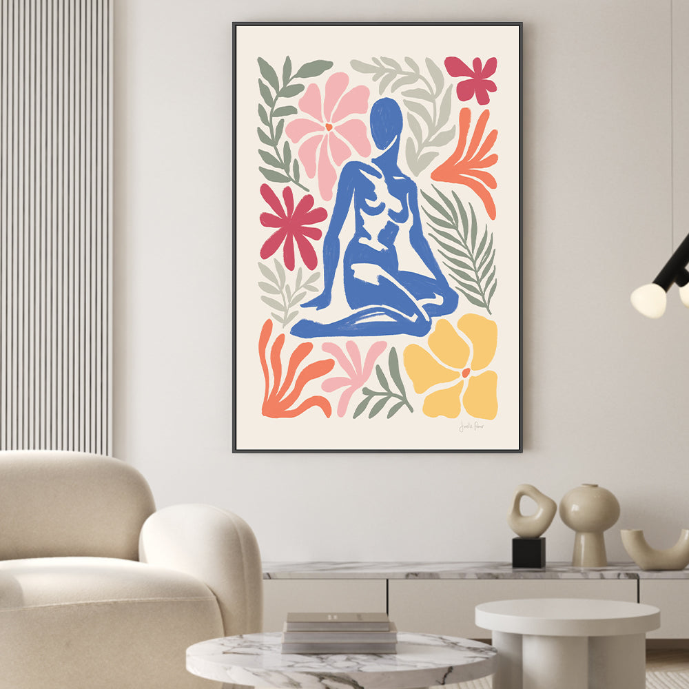 wall-art-print-canvas-poster-framed-Abstract Garden, Style B-2