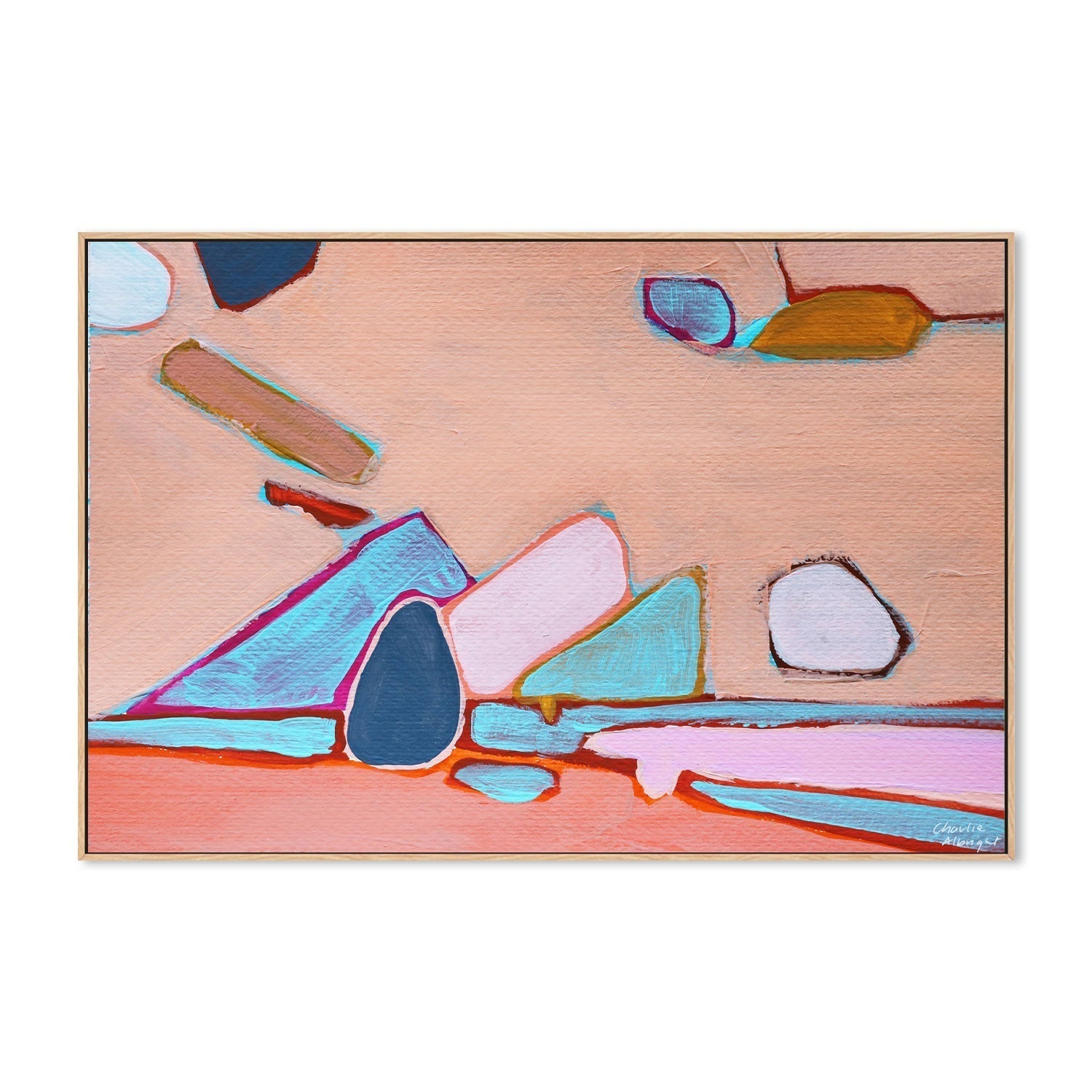 wall-art-print-canvas-poster-framed-Abstract Land And Rock-by-Moments By Charlie-Gioia Wall Art