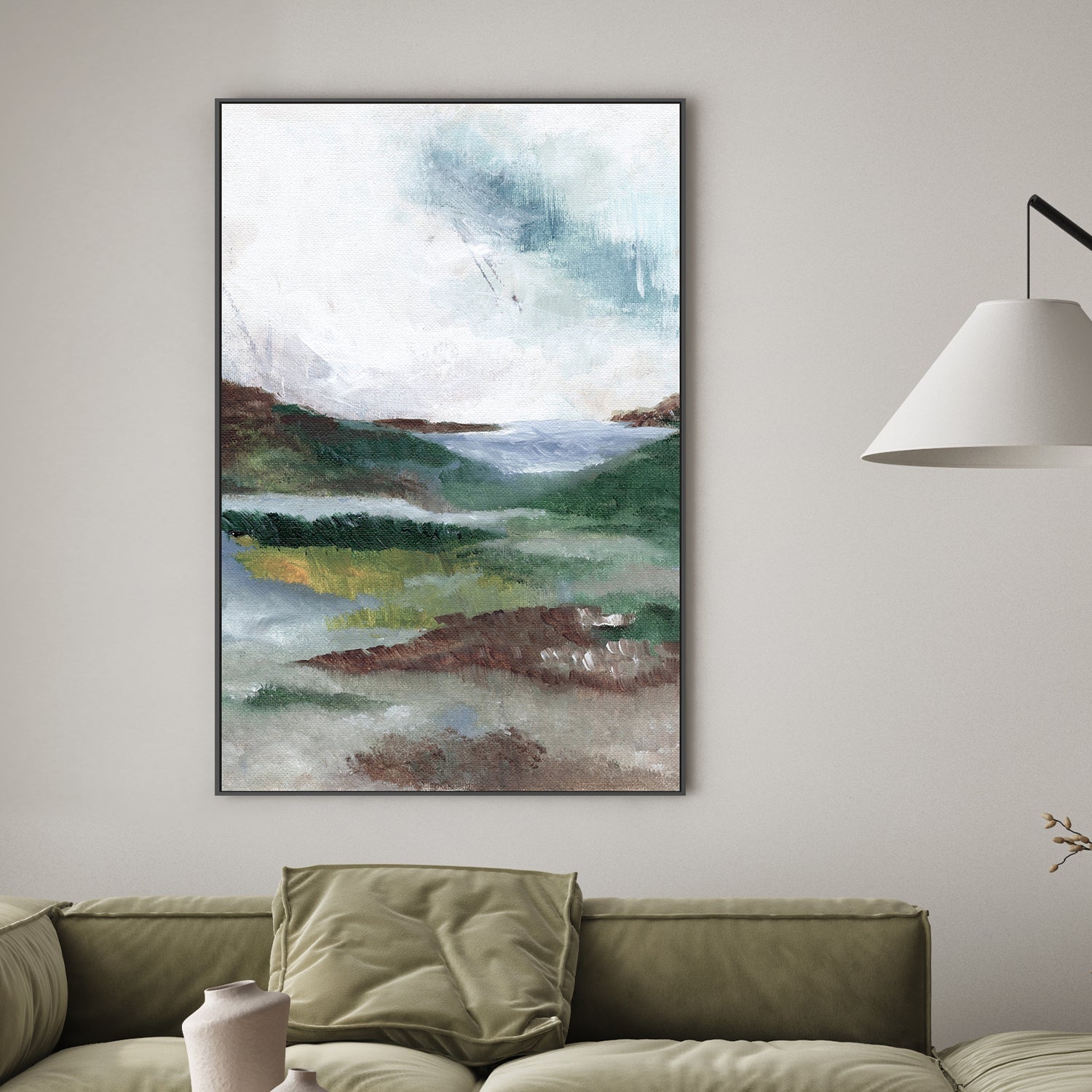 wall-art-print-canvas-poster-framed-Abstract Land , By Nikita Jariwala-2