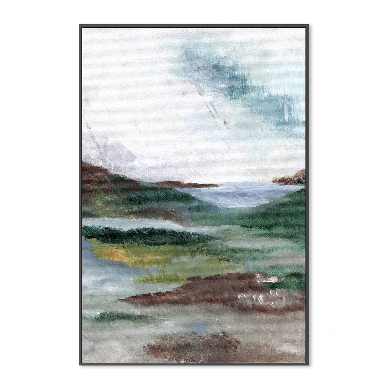wall-art-print-canvas-poster-framed-Abstract Land , By Nikita Jariwala-3