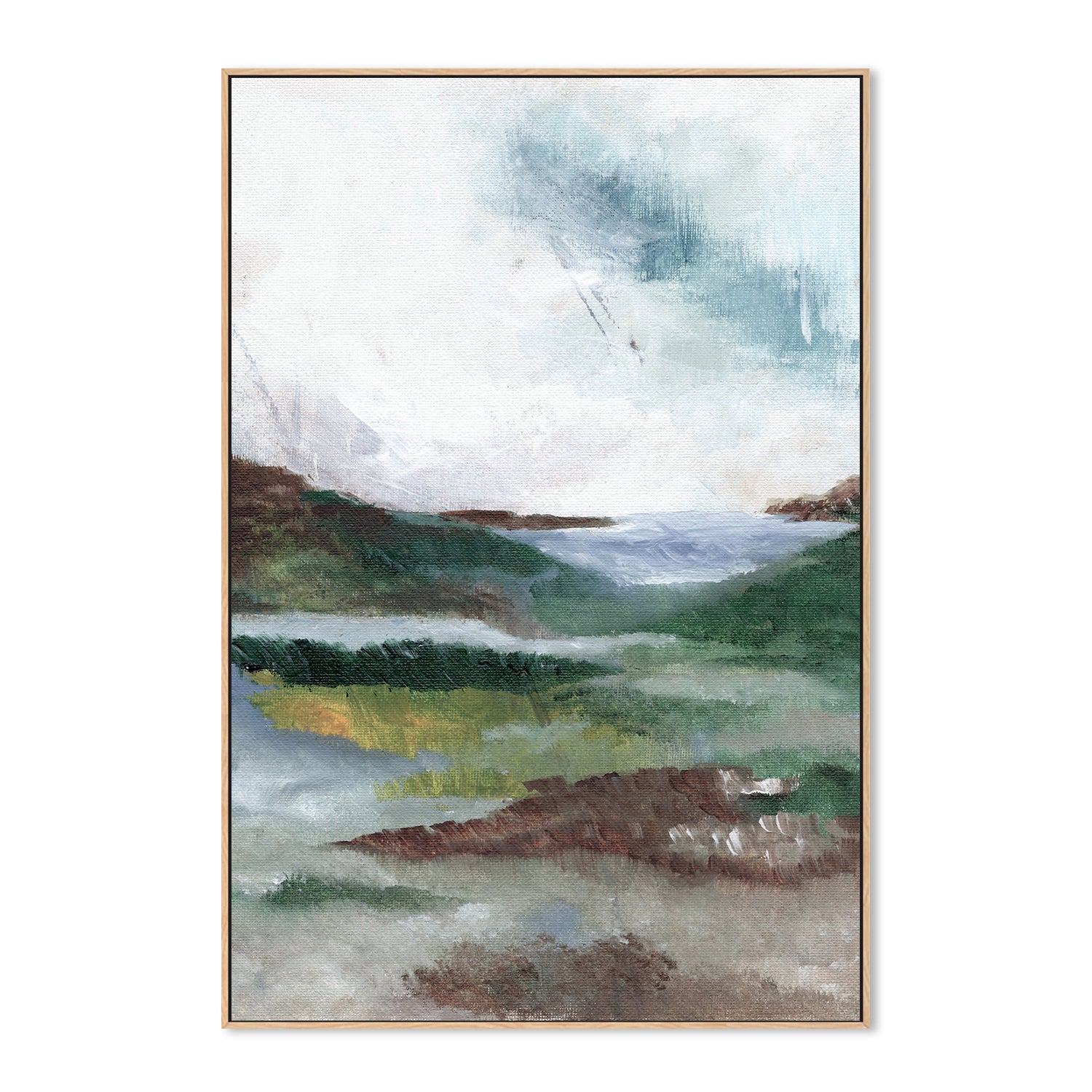 wall-art-print-canvas-poster-framed-Abstract Land , By Nikita Jariwala-4