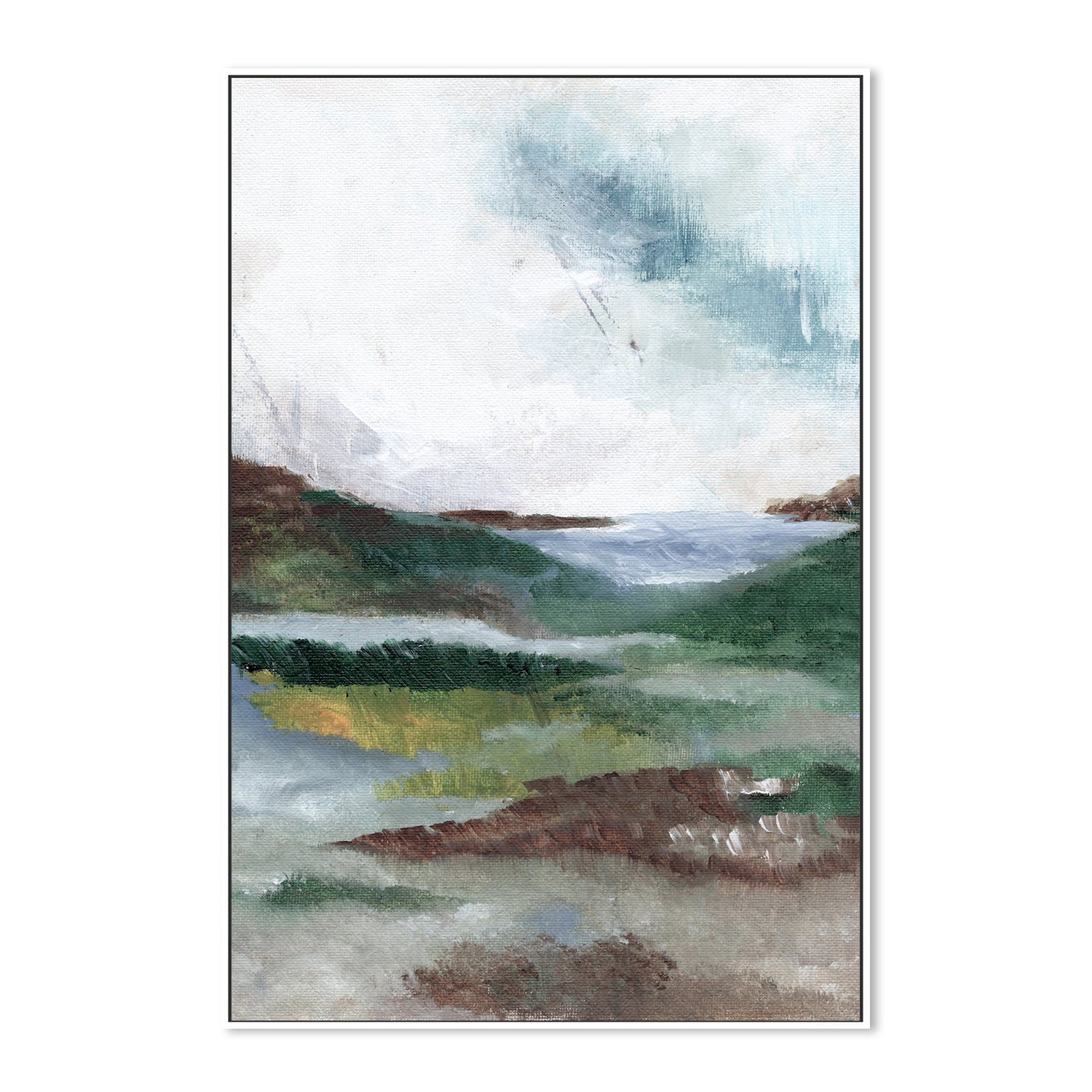 wall-art-print-canvas-poster-framed-Abstract Land , By Nikita Jariwala-5