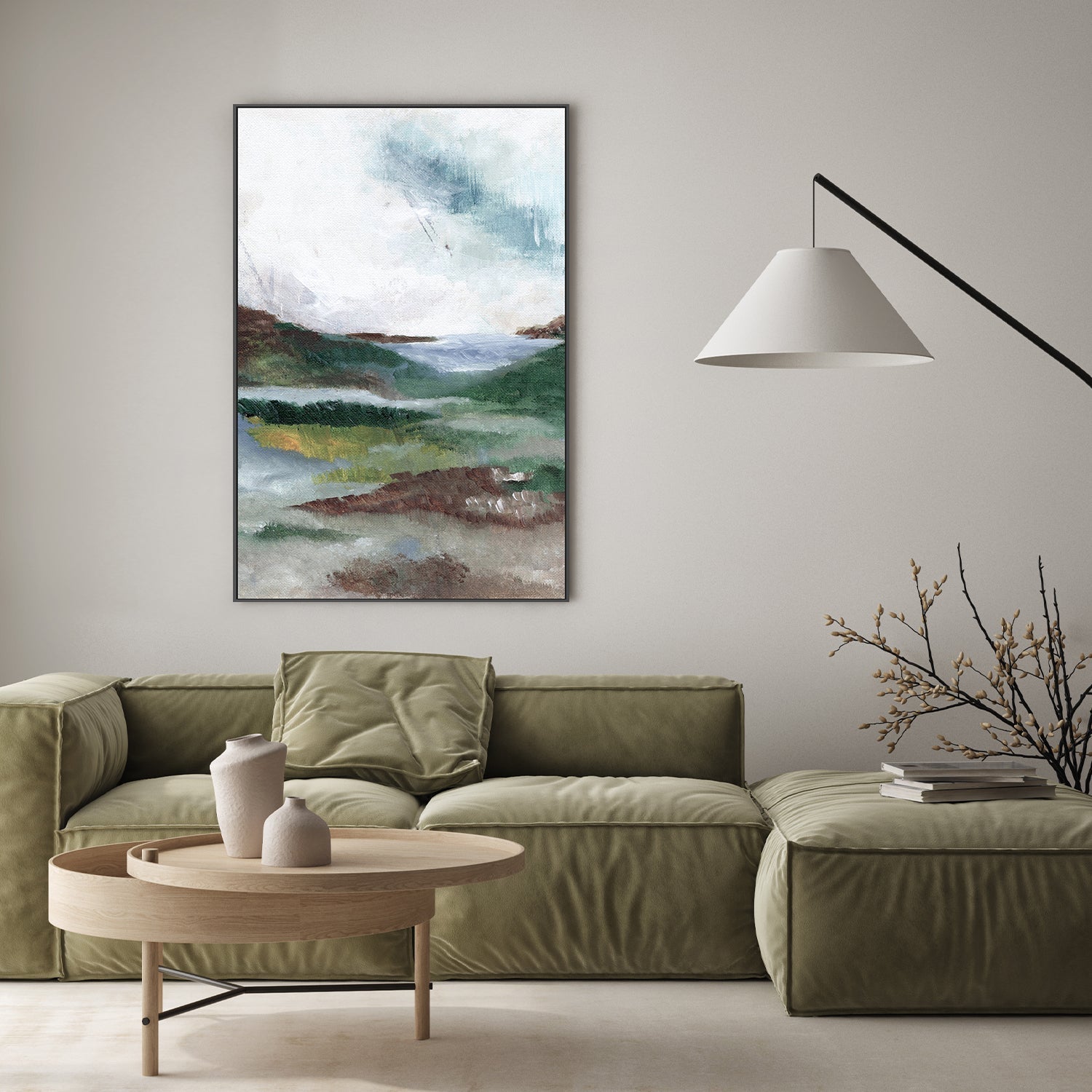 wall-art-print-canvas-poster-framed-Abstract Land , By Nikita Jariwala-7
