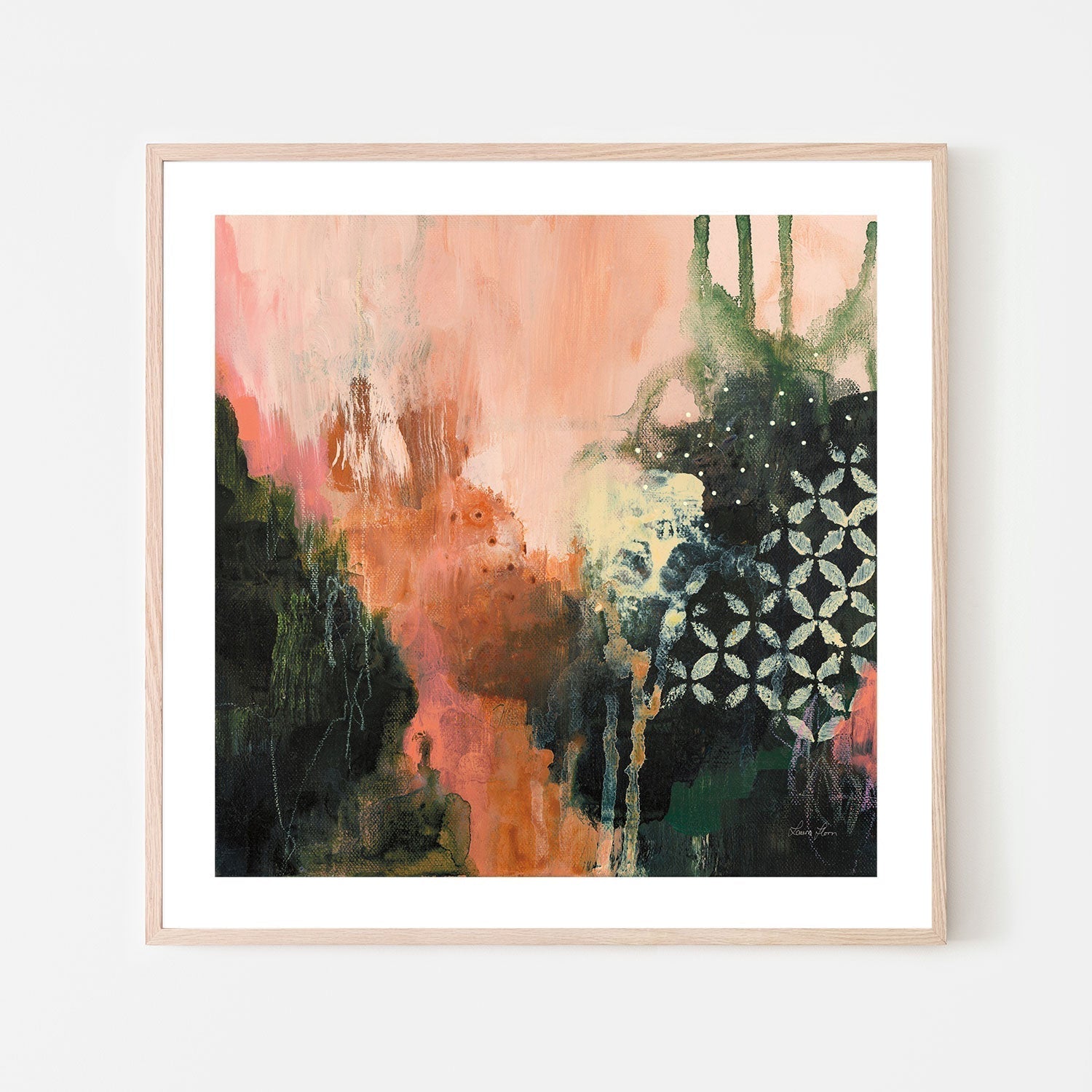 wall-art-print-canvas-poster-framed-Abstract Layers, Style A-by-Laura Horn-Gioia Wall Art