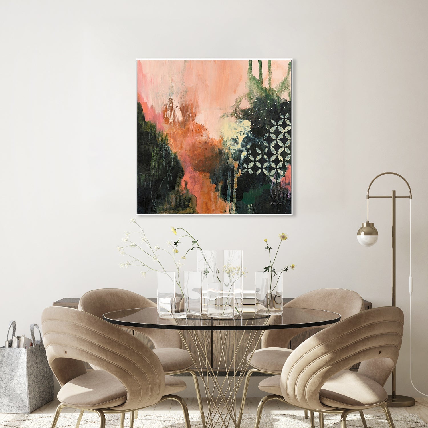 wall-art-print-canvas-poster-framed-Abstract Layers, Style A-by-Laura Horn-Gioia Wall Art