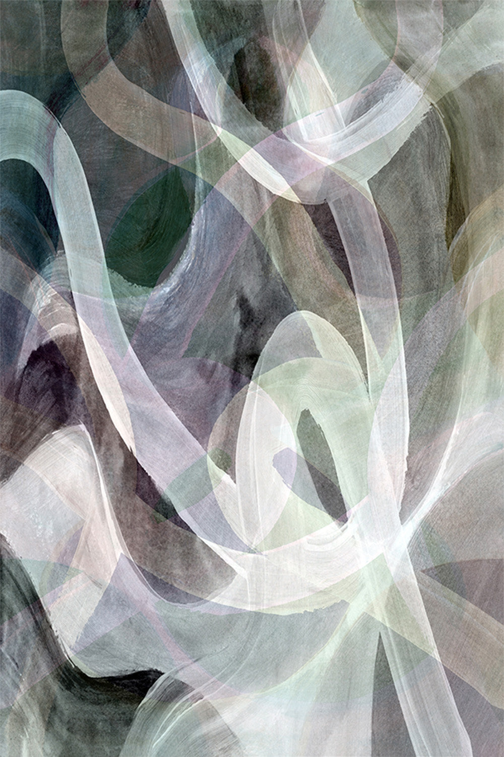 wall-art-print-canvas-poster-framed-Abstract Loops, Style D-1