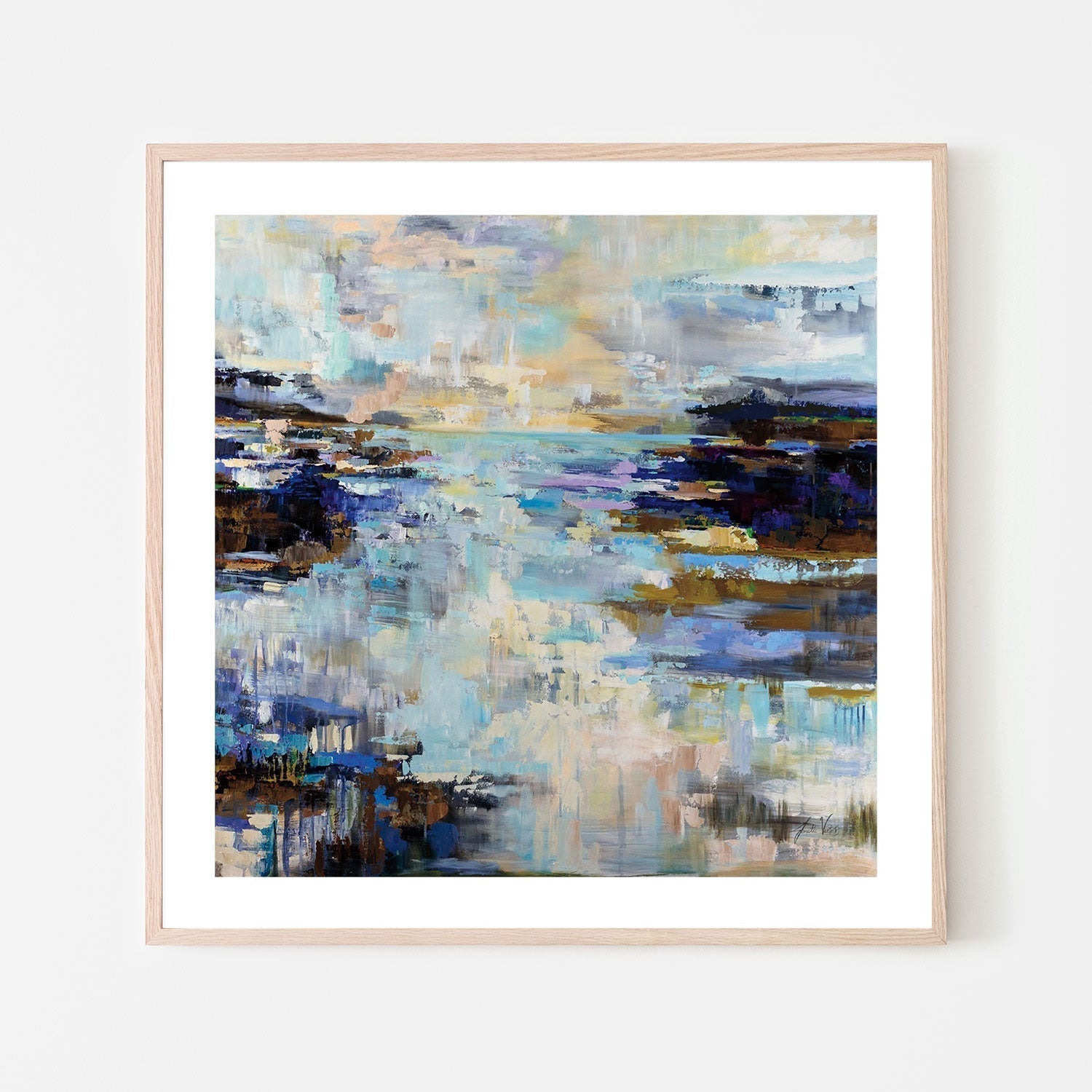 wall-art-print-canvas-poster-framed-Abstract Morning-by-Jeanette Vertentes-Gioia Wall Art