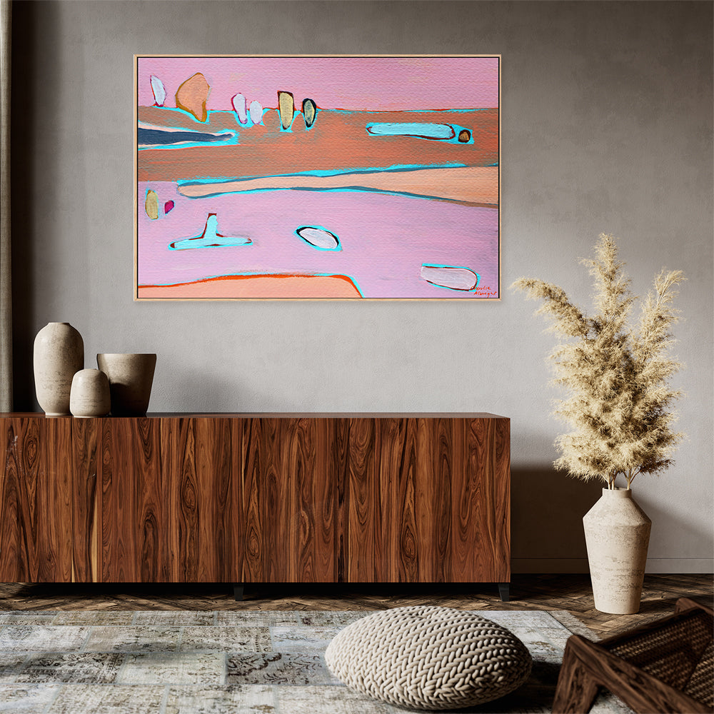 wall-art-print-canvas-poster-framed-Abstract Open Land, Style A-by-Moments By Charlie-Gioia Wall Art
