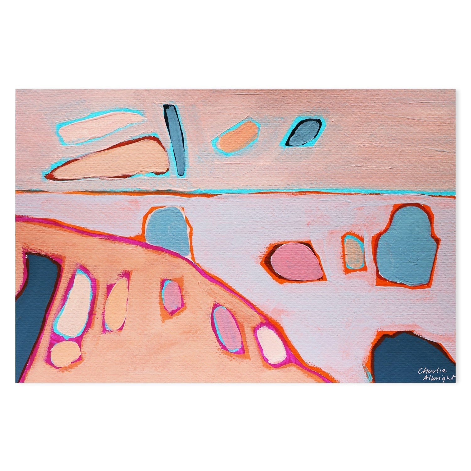 wall-art-print-canvas-poster-framed-Abstract Open Land, Style C-by-Moments By Charlie-Gioia Wall Art