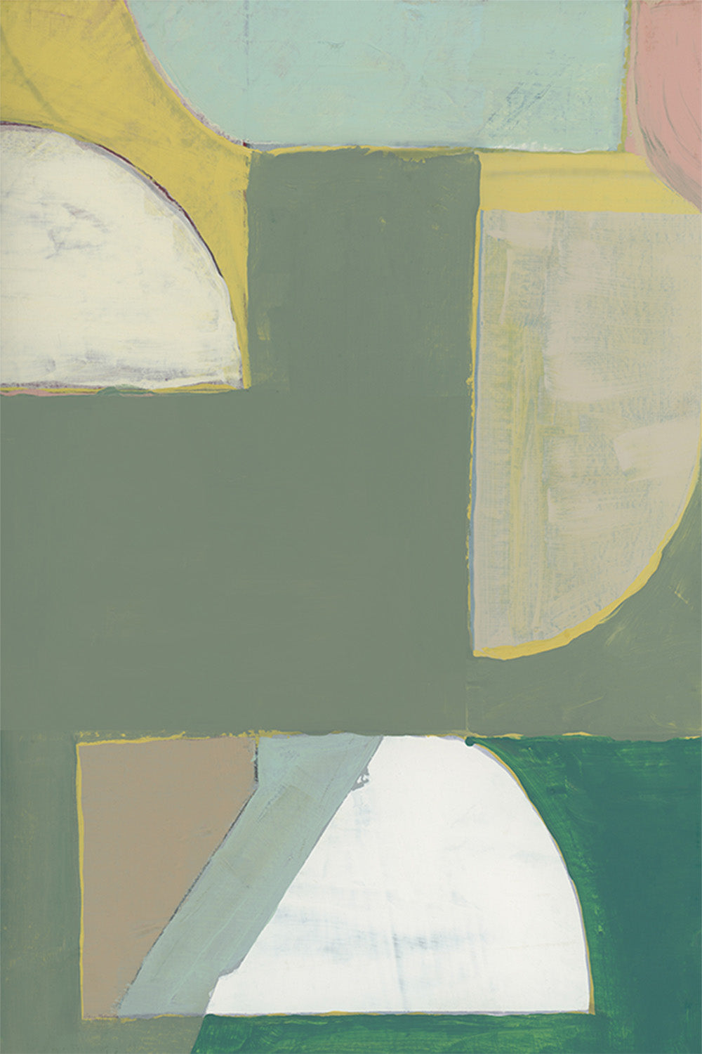 wall-art-print-canvas-poster-framed-Abstract Painting, Style A-1