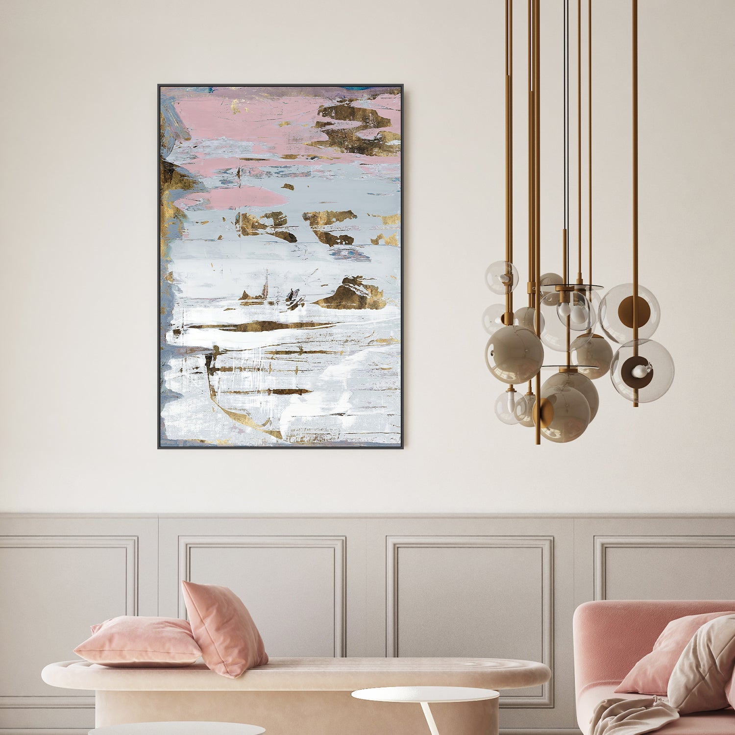 wall-art-print-canvas-poster-framed-Abstract Soft Whites, Style B-2