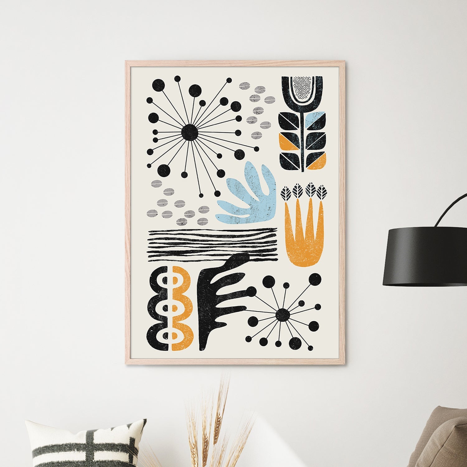 wall-art-print-canvas-poster-framed-Abstract, Style A-2