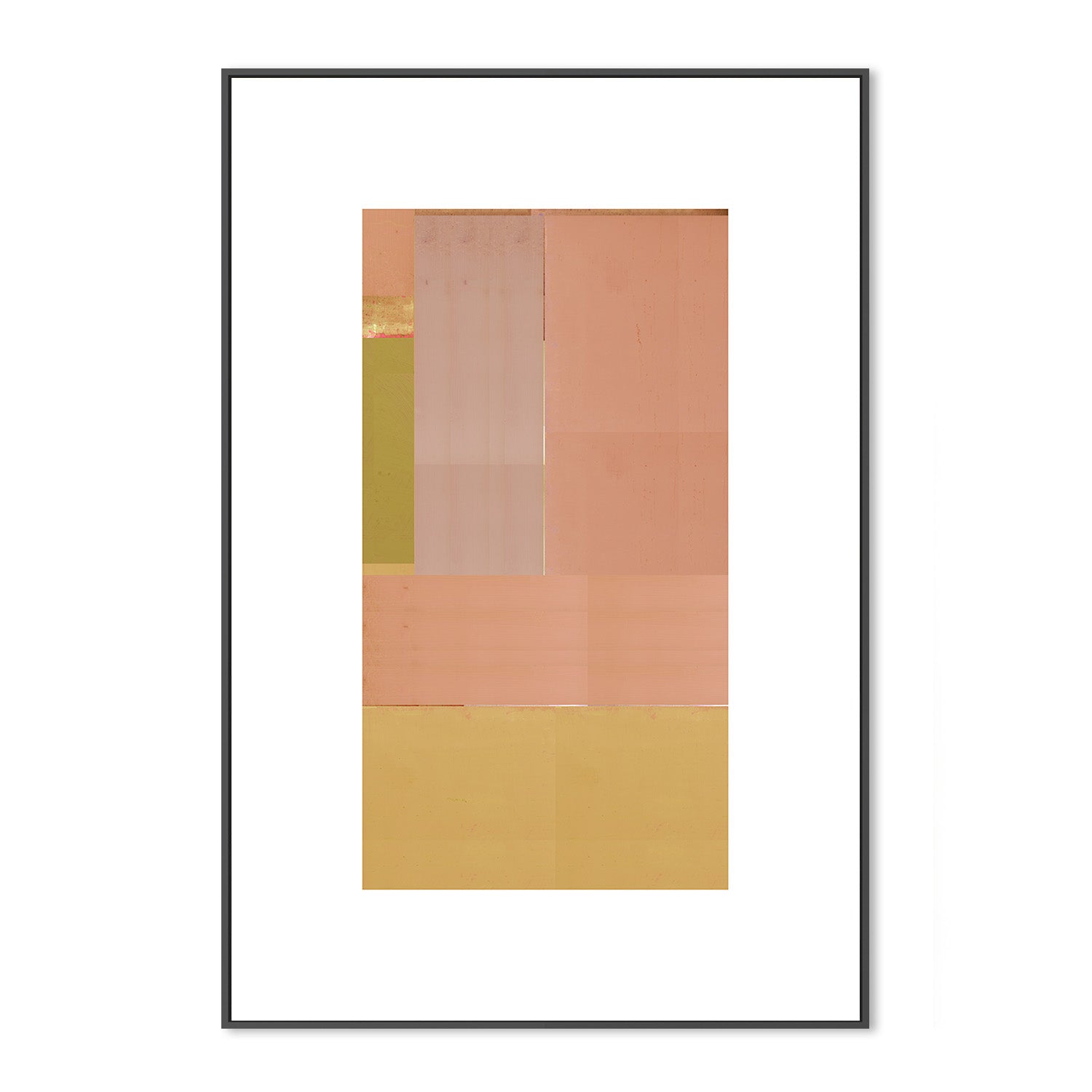 wall-art-print-canvas-poster-framed-Abstract Textured Composition, Style D-3
