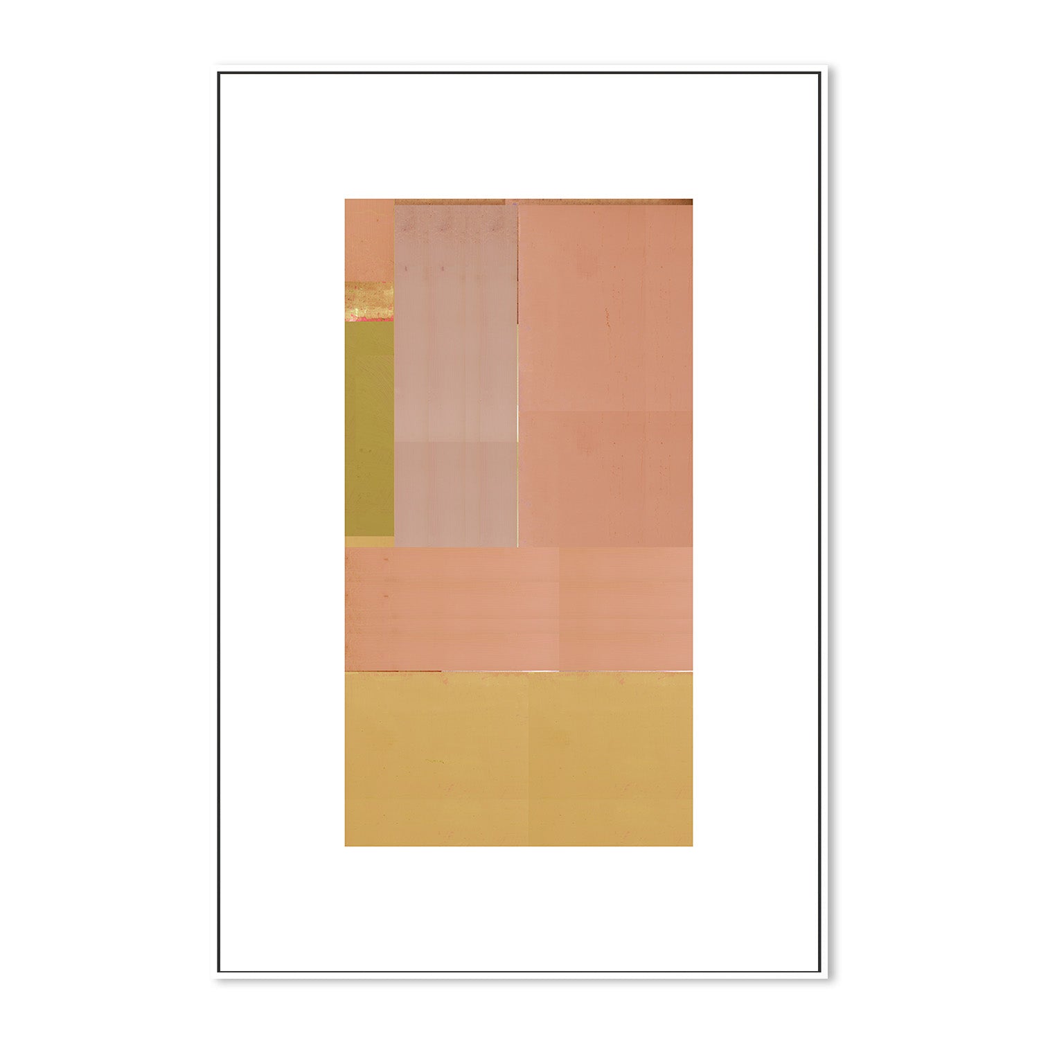 wall-art-print-canvas-poster-framed-Abstract Textured Composition, Style D-5
