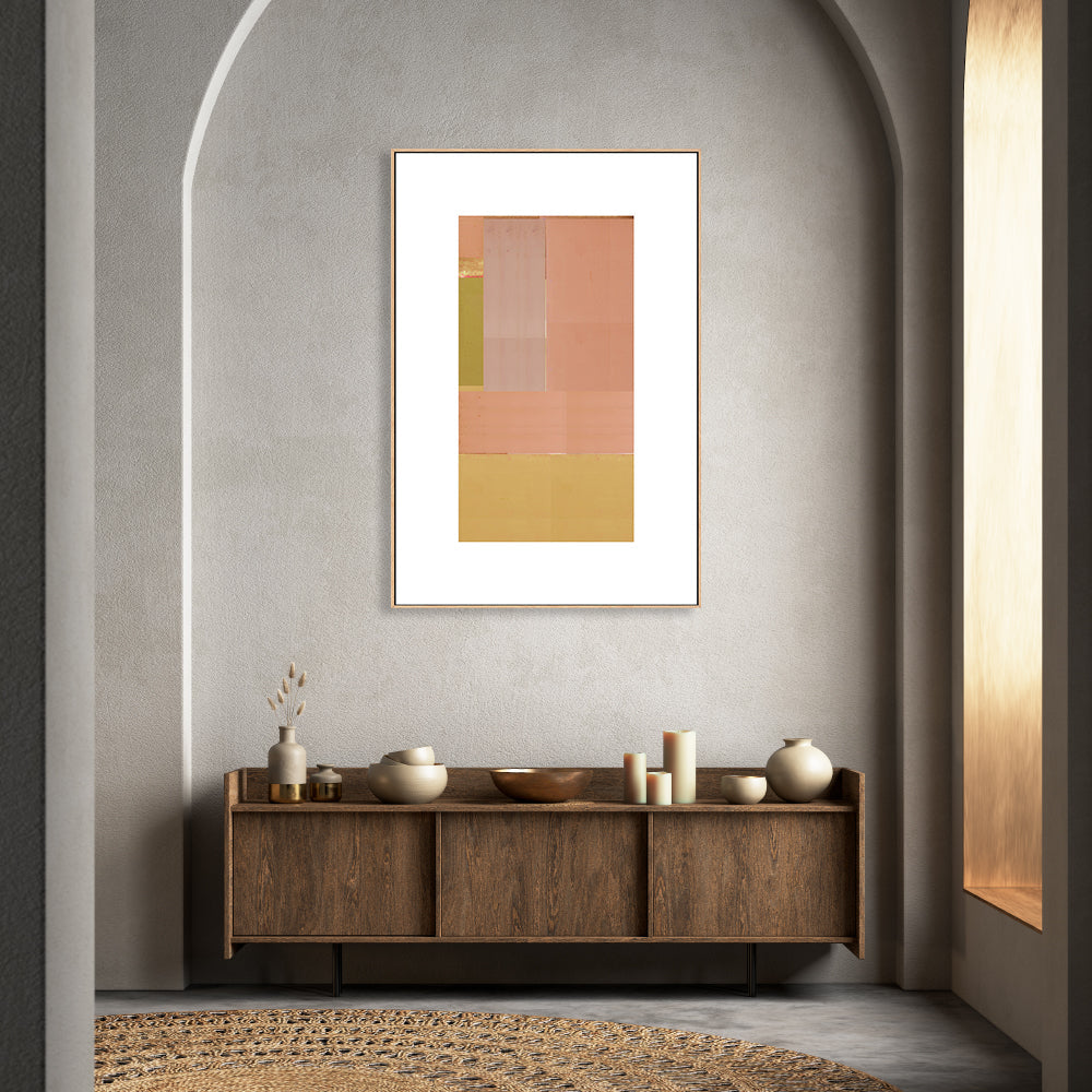 wall-art-print-canvas-poster-framed-Abstract Textured Composition, Style D-7