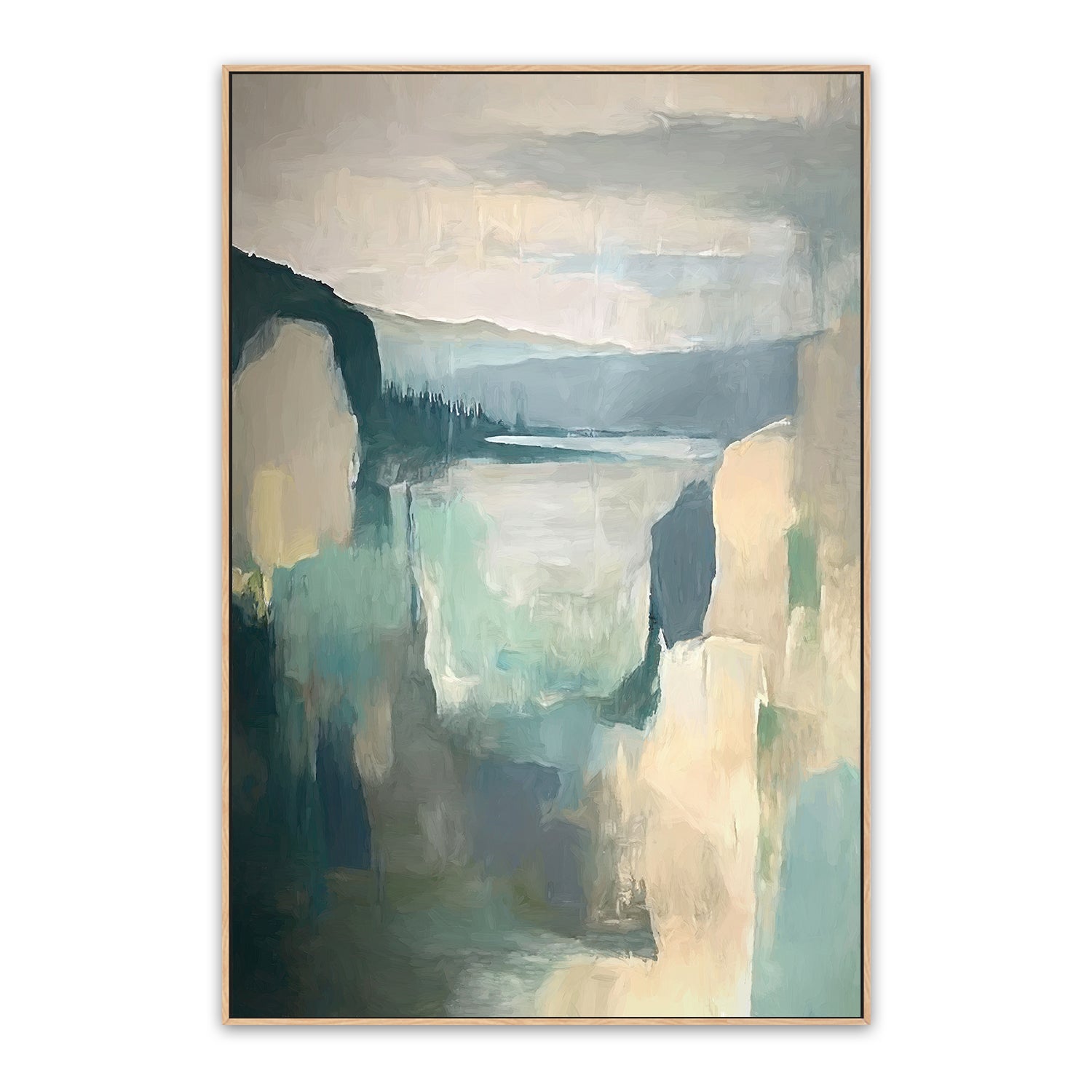 wall-art-print-canvas-poster-framed-Abstract Tree Scape , Style B, By Accent Art Studio , By Accent Art Studio-4