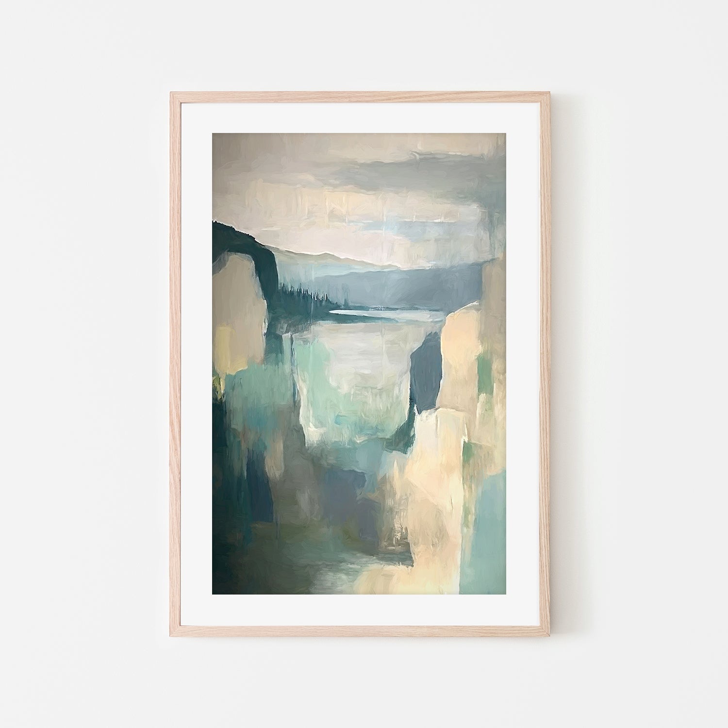 wall-art-print-canvas-poster-framed-Abstract Tree Scape , Style B, By Accent Art Studio , By Accent Art Studio-6