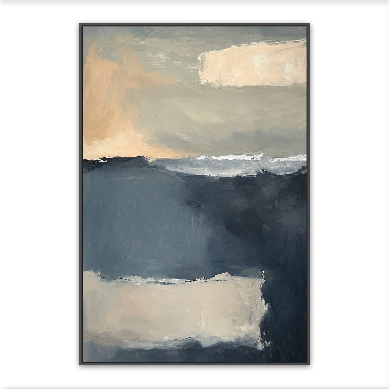 wall-art-print-canvas-poster-framed-Abstract Tree Scape , Style D, By Accent Art Studio , By Accent Art Studio-3