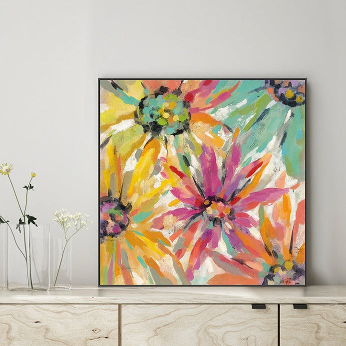 wall-art-print-canvas-poster-framed-Abstracted Petals, Style B-by-Silvia Vassileva-Gioia Wall Art